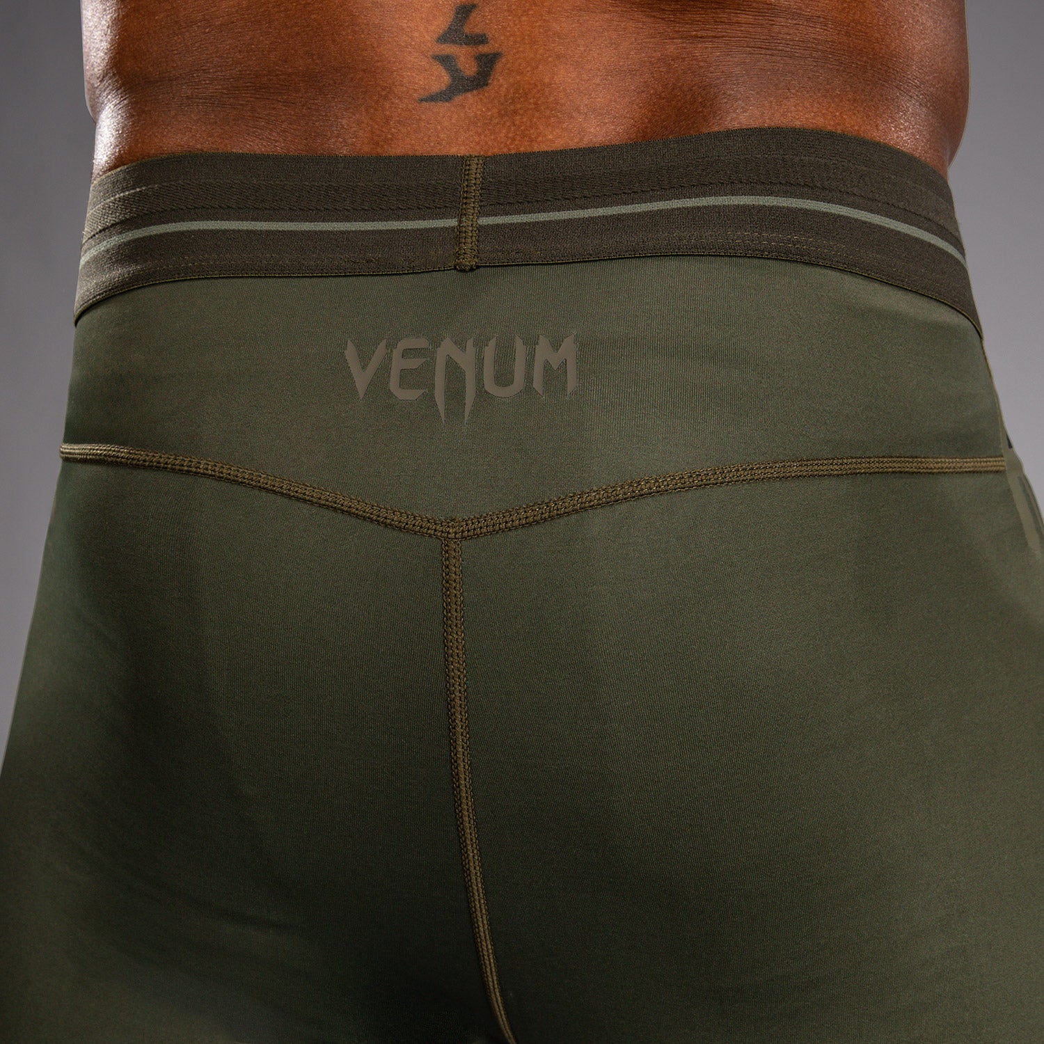 Venum Stealth Spats - Khaki/Dark Green  product-type_Compression Pants Venum