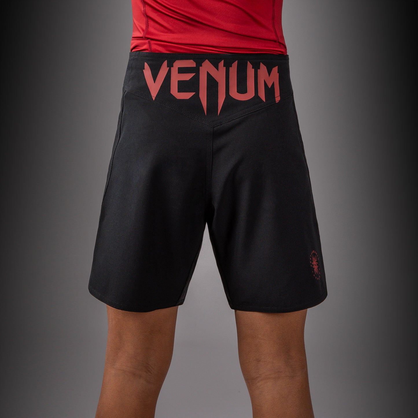 Venum Attack Kids Fight Shorts - Black/Red  product-type_MMA Shorts Venum
