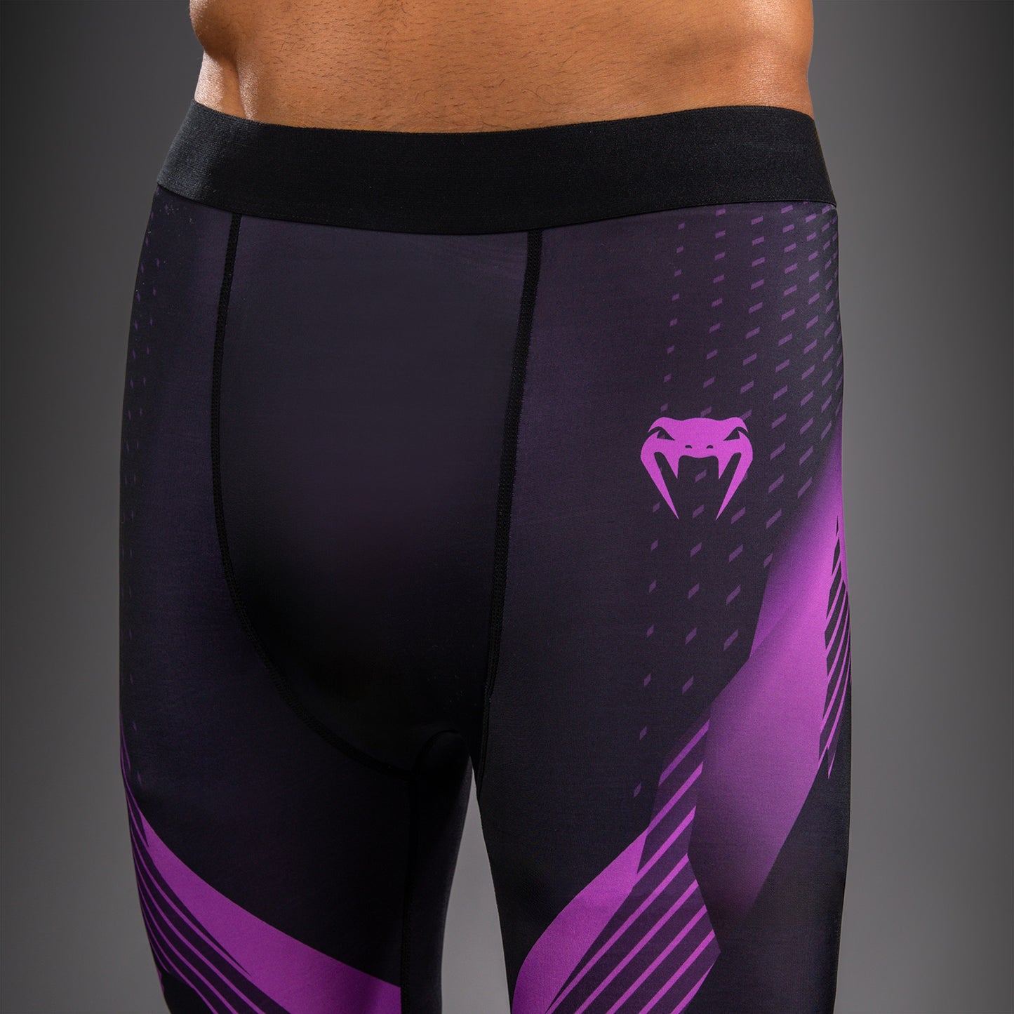 Venum No-Gi 6.0 Spats - Black/Purple  product-type_Compression Pants Venum