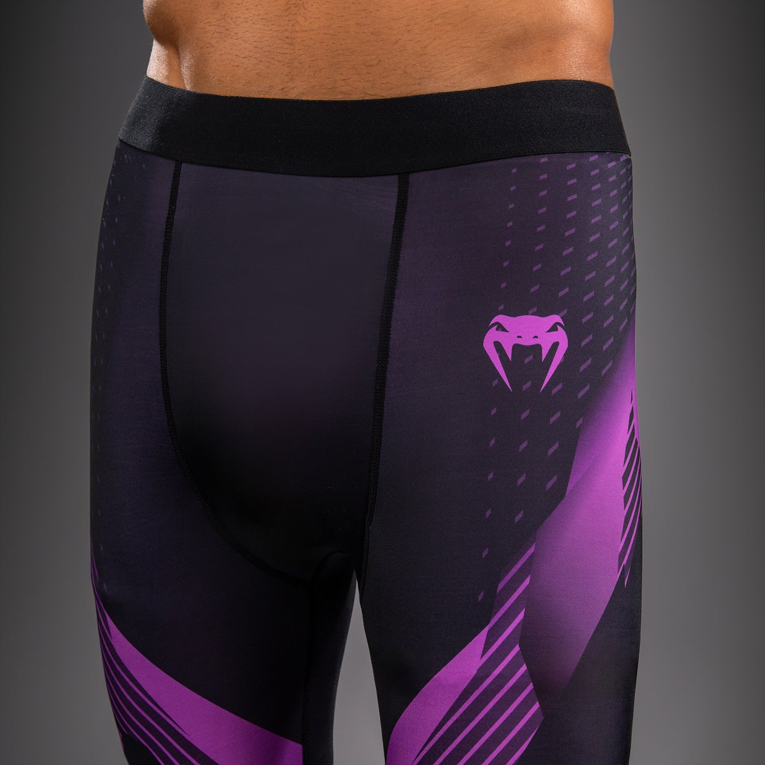 Venum No-Gi 6.0 Spats - Black/Purple  product-type_Compression Pants Venum