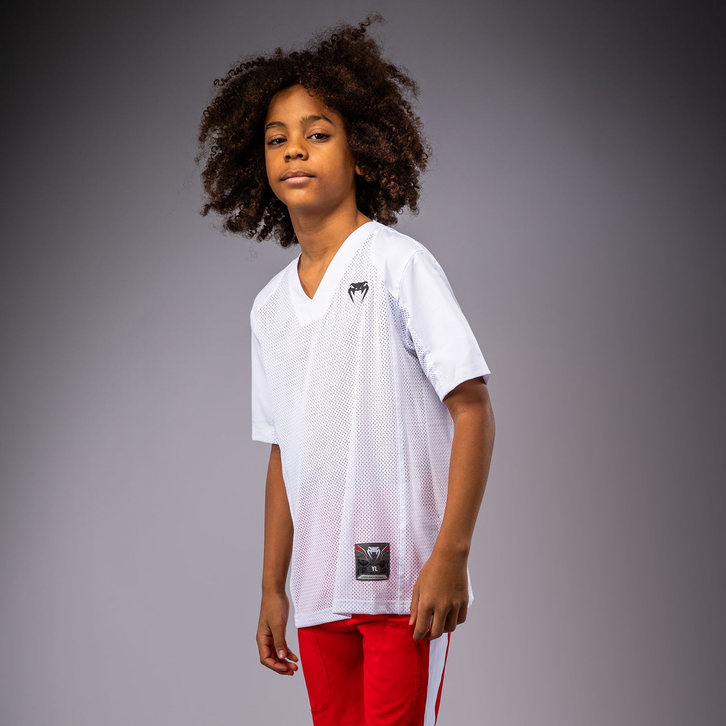 Venum Elite Kids Football Short Sleeve Jersey - White