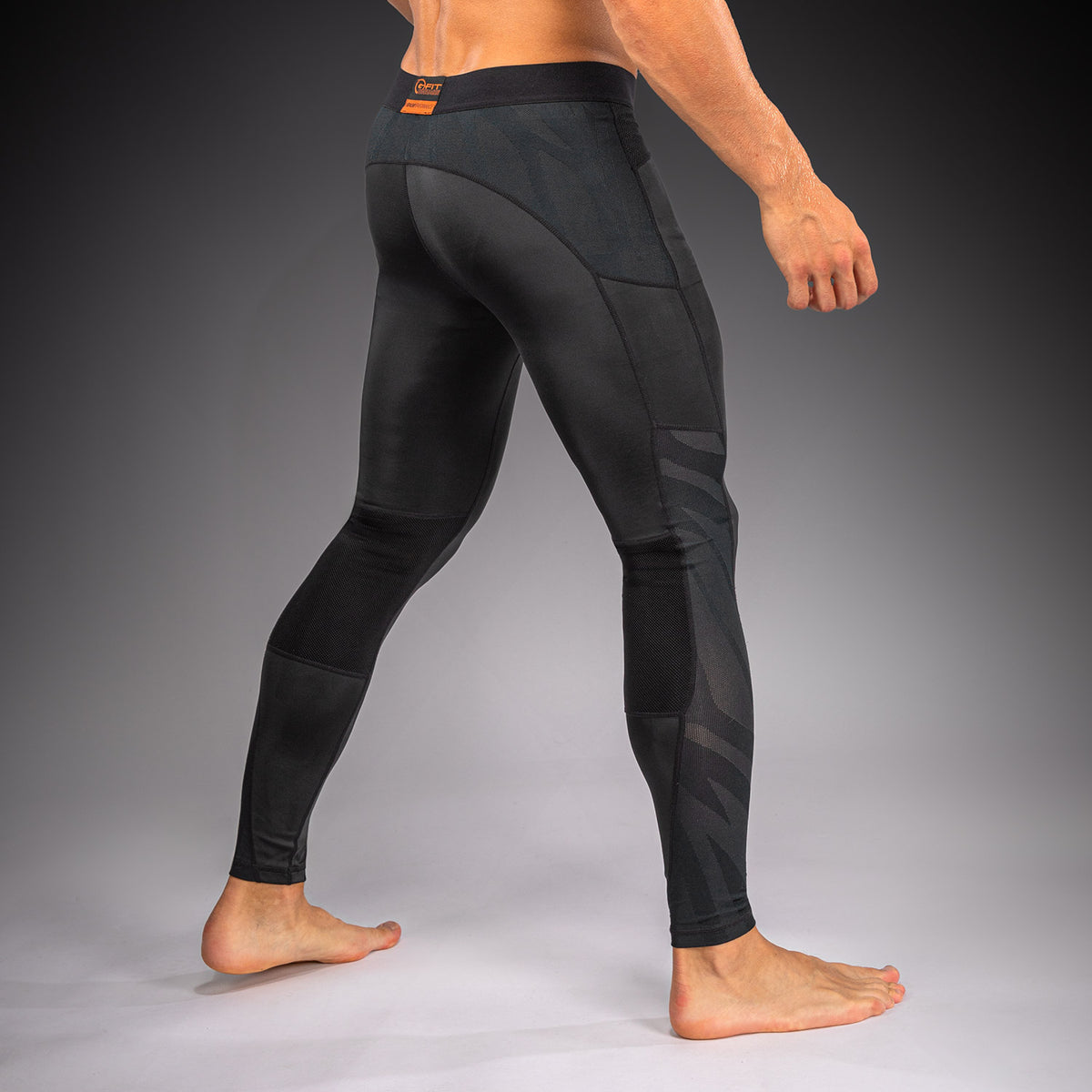 Venum G-Fit Revolution Spats - Black/Copper  product-type_Compression Pants Venum