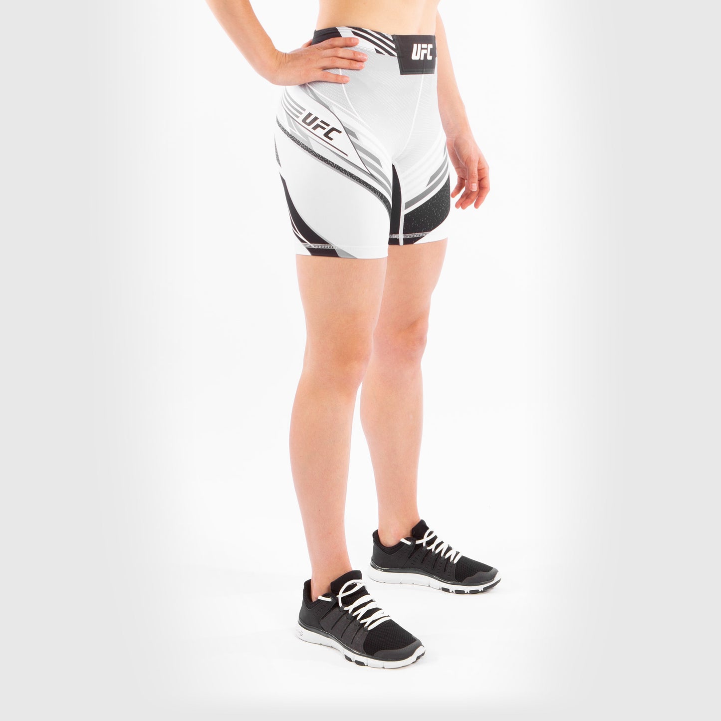UFC Venum Authentic Fight Night Women's Vale Tudo Shorts - Long Fit - White