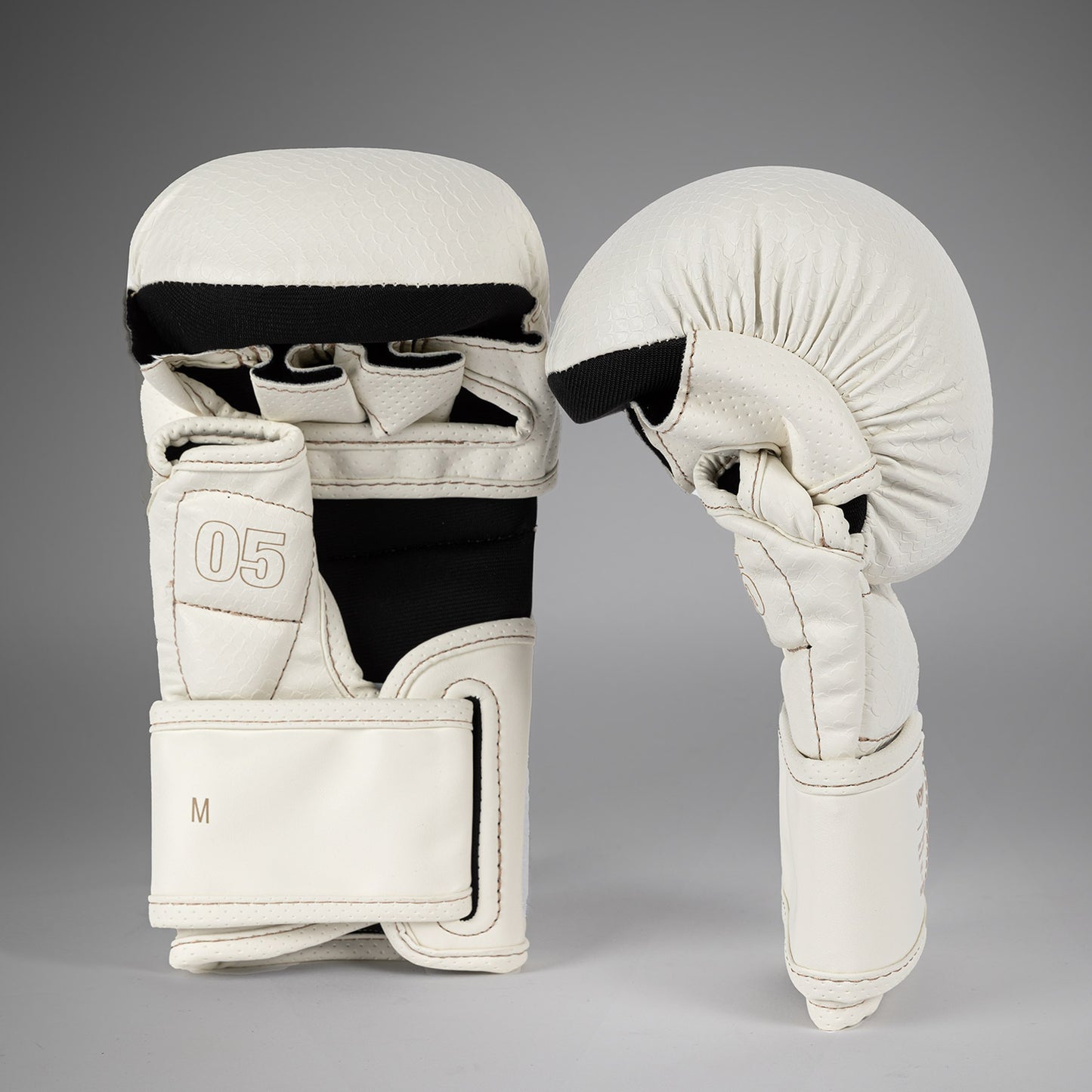 Venum Impact Evo Scales MMA Sparring Gloves - Ivory