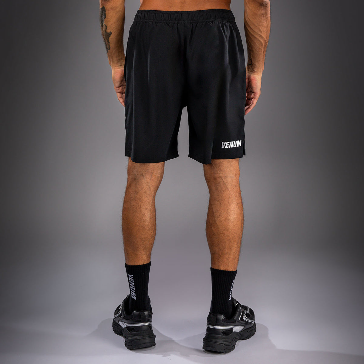 Venum Contender Training Shorts - Black/Silver  product-type_Training shorts Venum
