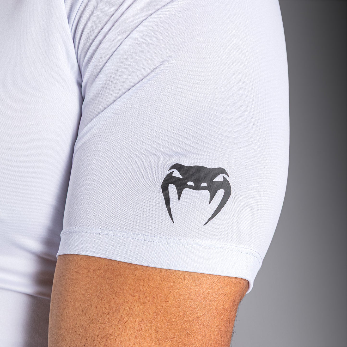 Venum Lineup Half Sleeve Compression Shirt - White/Black