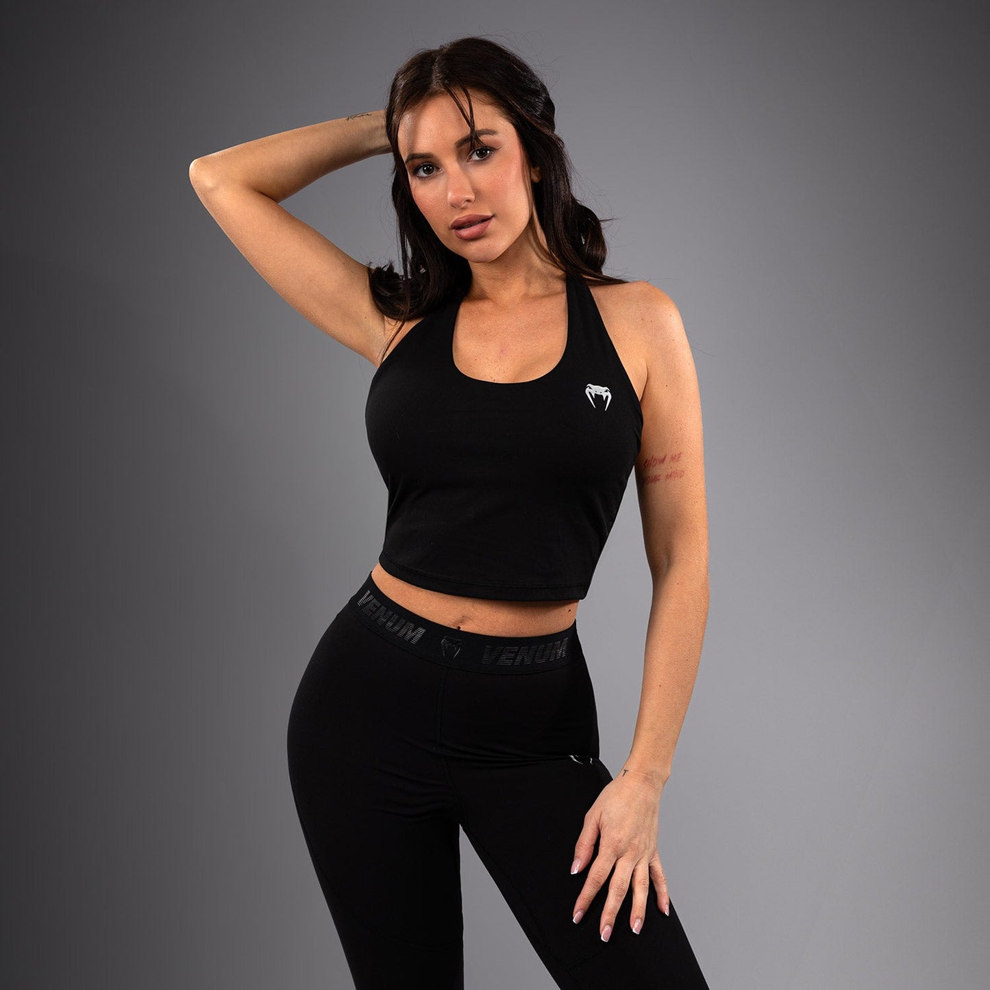Venum Elevate Women Long Sports Bra - Black