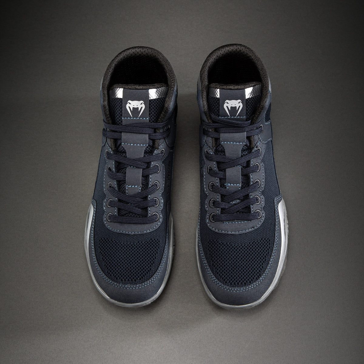 Venum Elite Wrestling Shoes - Navy Blue