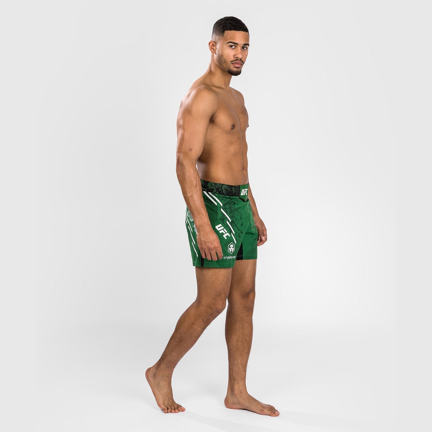 UFC Adrenaline by Venum Personalized Authentic Fight Night Men's Fight Short - Short Fit - Green
