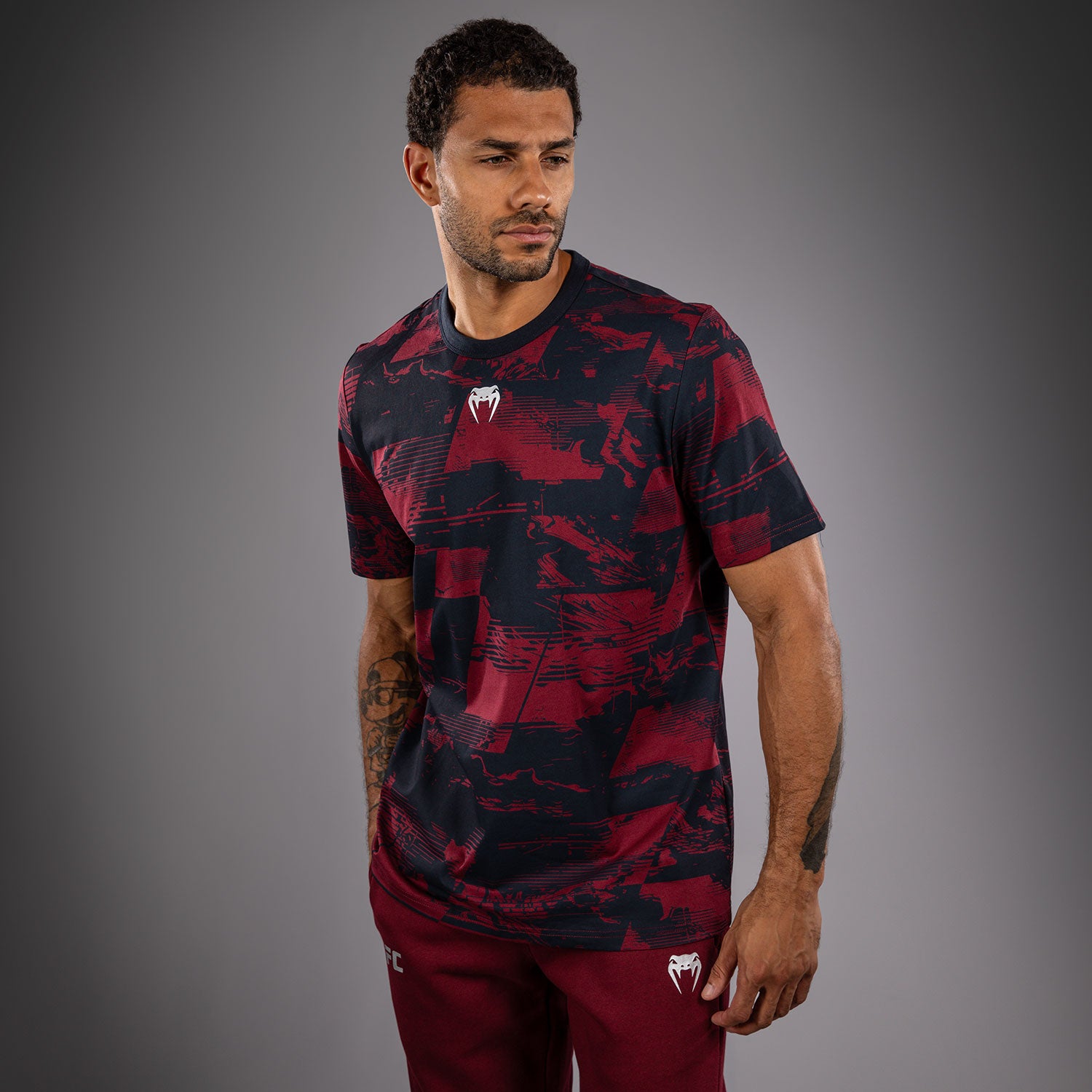 Men's UFC Zenith by Venum Burgundy Authentic Fight Week Short