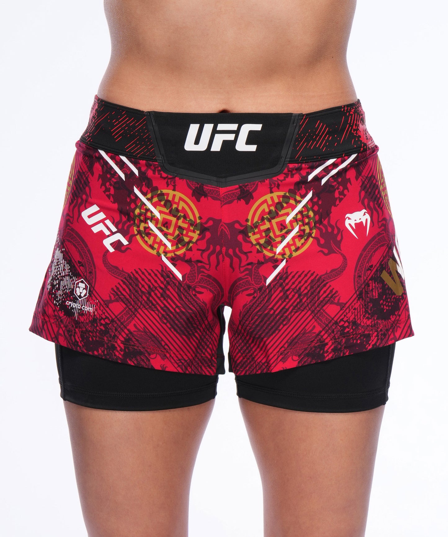 Women's UFC Unrivaled by Venum Red Zhang Weili Fight Short