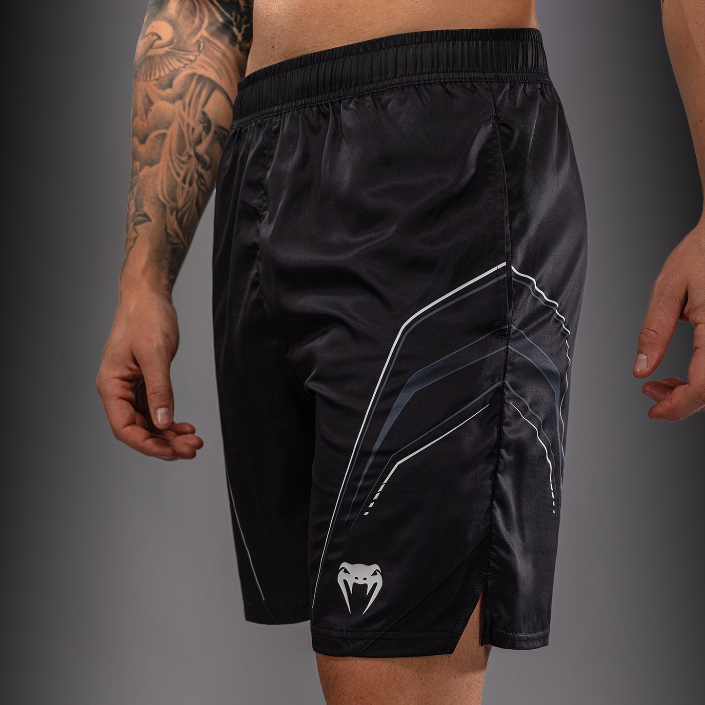 Venum Streamline Training Shorts - Black/White  product-type_Training shorts Venum