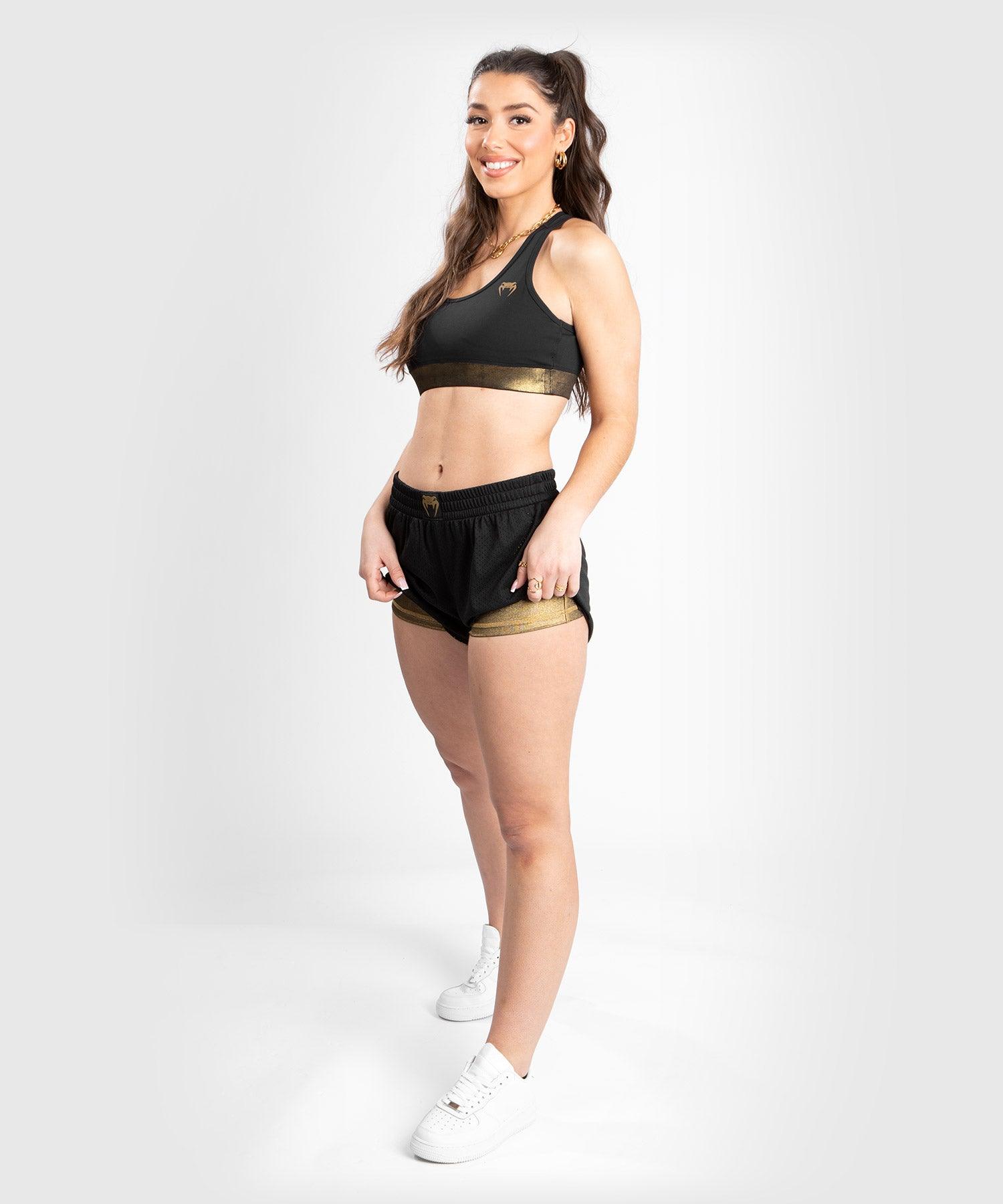 Venum Lightning 2 in 1 Training Shorts - For Women - Black/Gold