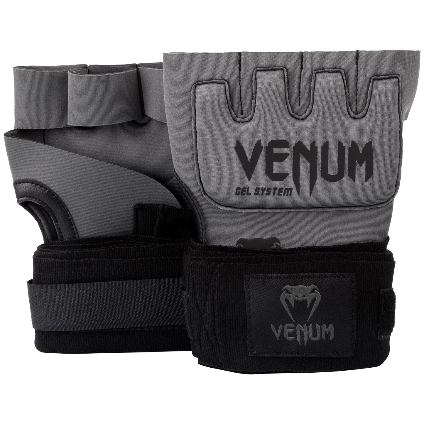 Venum Kontact Gel Glove Wraps - Grey/Black