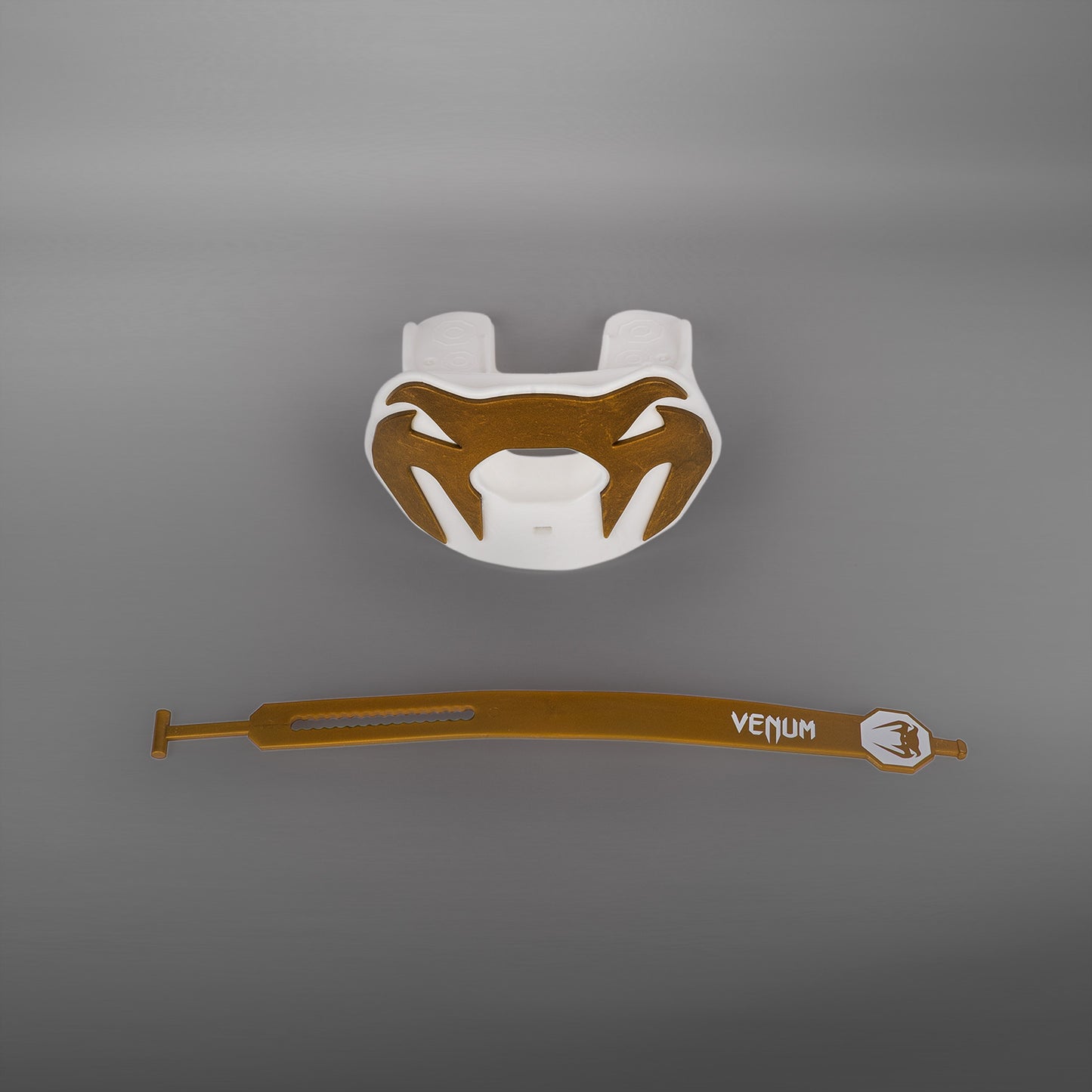 Venum Elite Lipguard Logo Edition - White/Gold