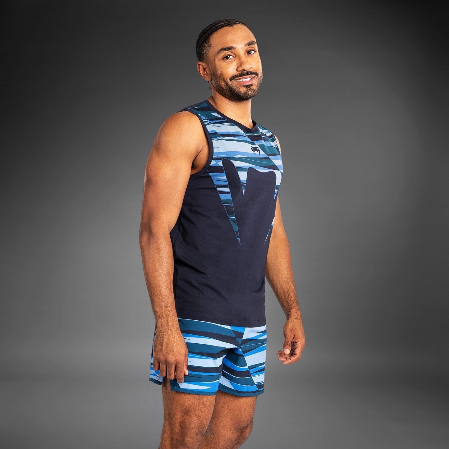 Venum Rapid Men’s Tank Top - Snake Head - Shadow Blue