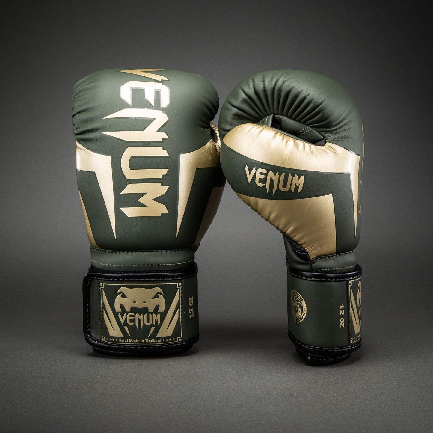Venum Elite Boxing Gloves - Khaki