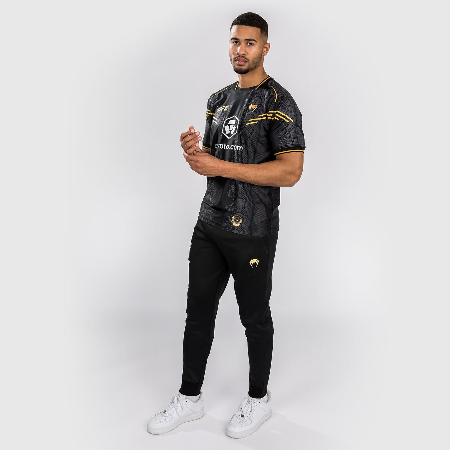 UFC Adrenaline by Venum Personalized Authentic Fight Night Men's Walkout Jersey - Champion