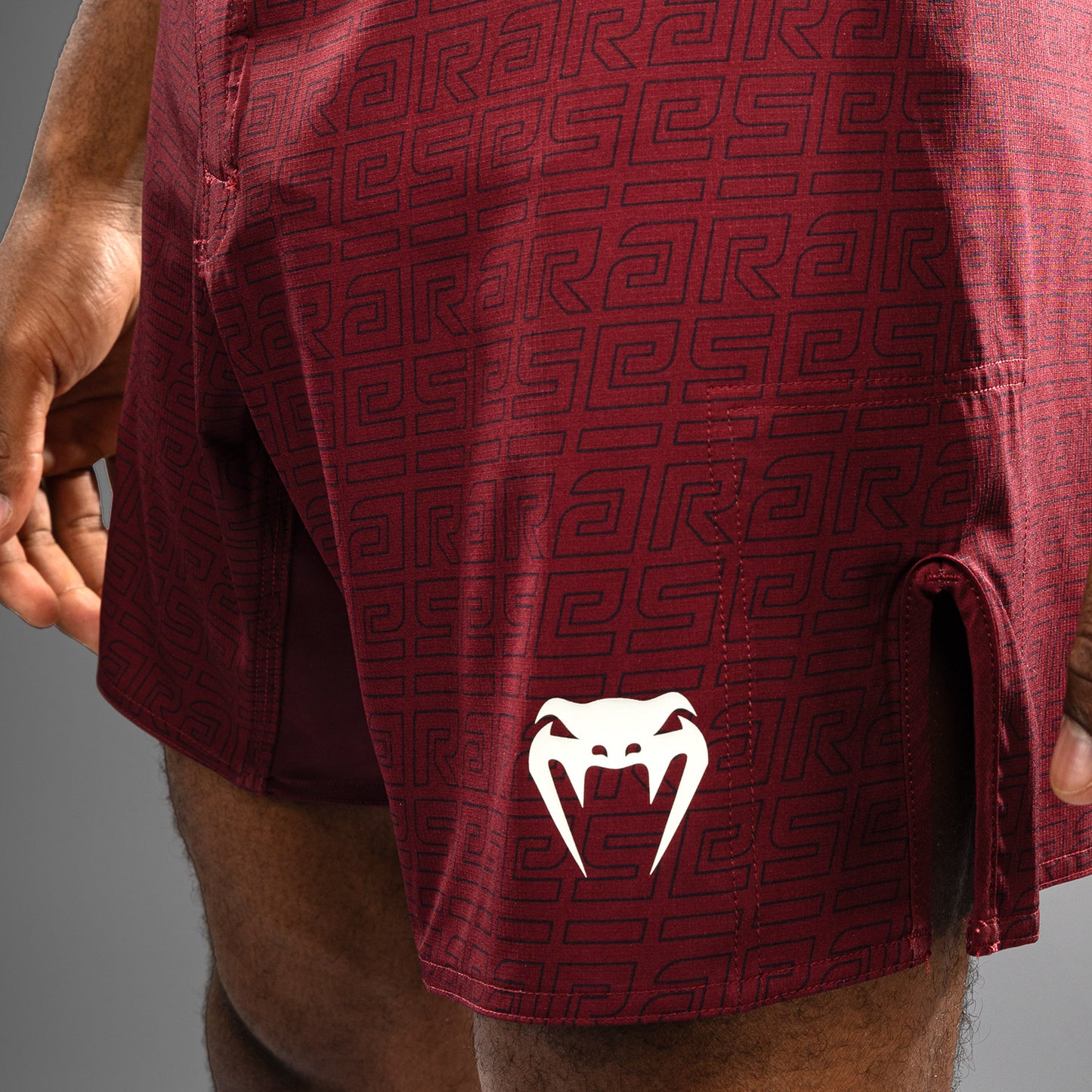 Venum x Ares Men’s Fight Shorts - Burgundy