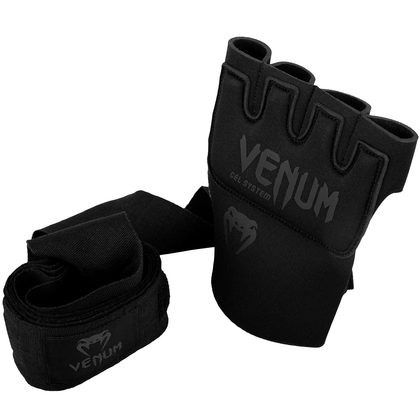 Venum Gel Kontact Quick Wraps - Black/Black
