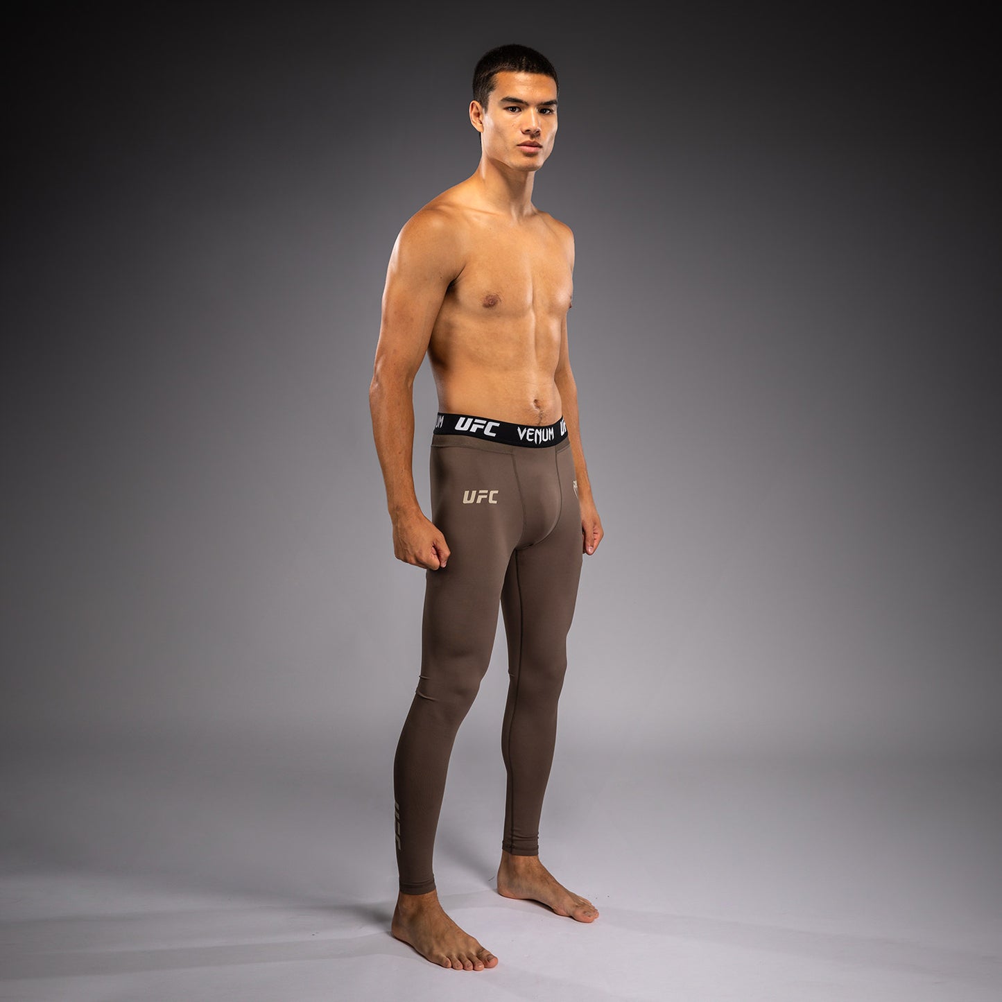 Venum UFC Unity by Venum Authentic Fight Week Men's Performance Tight - Brown  product-type_Compression Pants Venum