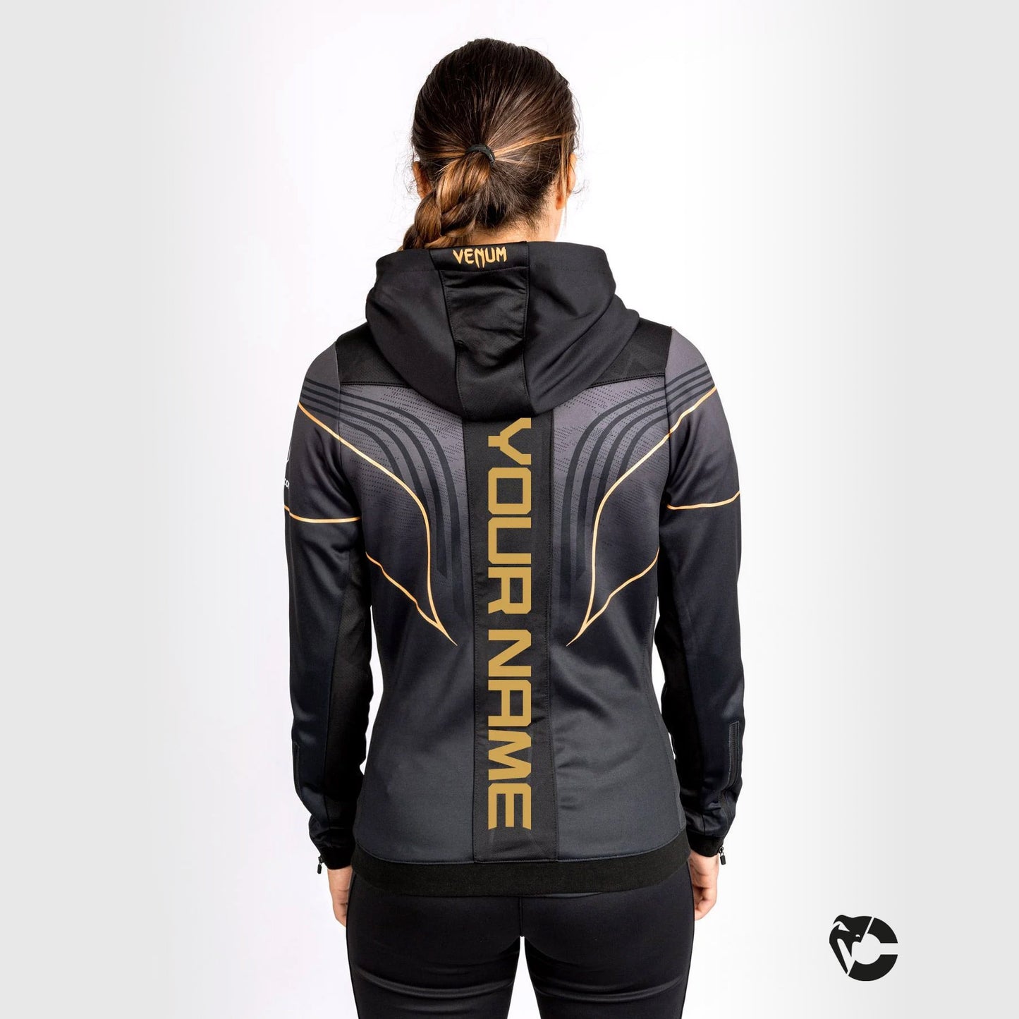 UFC Venum Personalized Authentic Fight Night 2.0 Kit by Venum Women's Walkout Hoodie - Champion