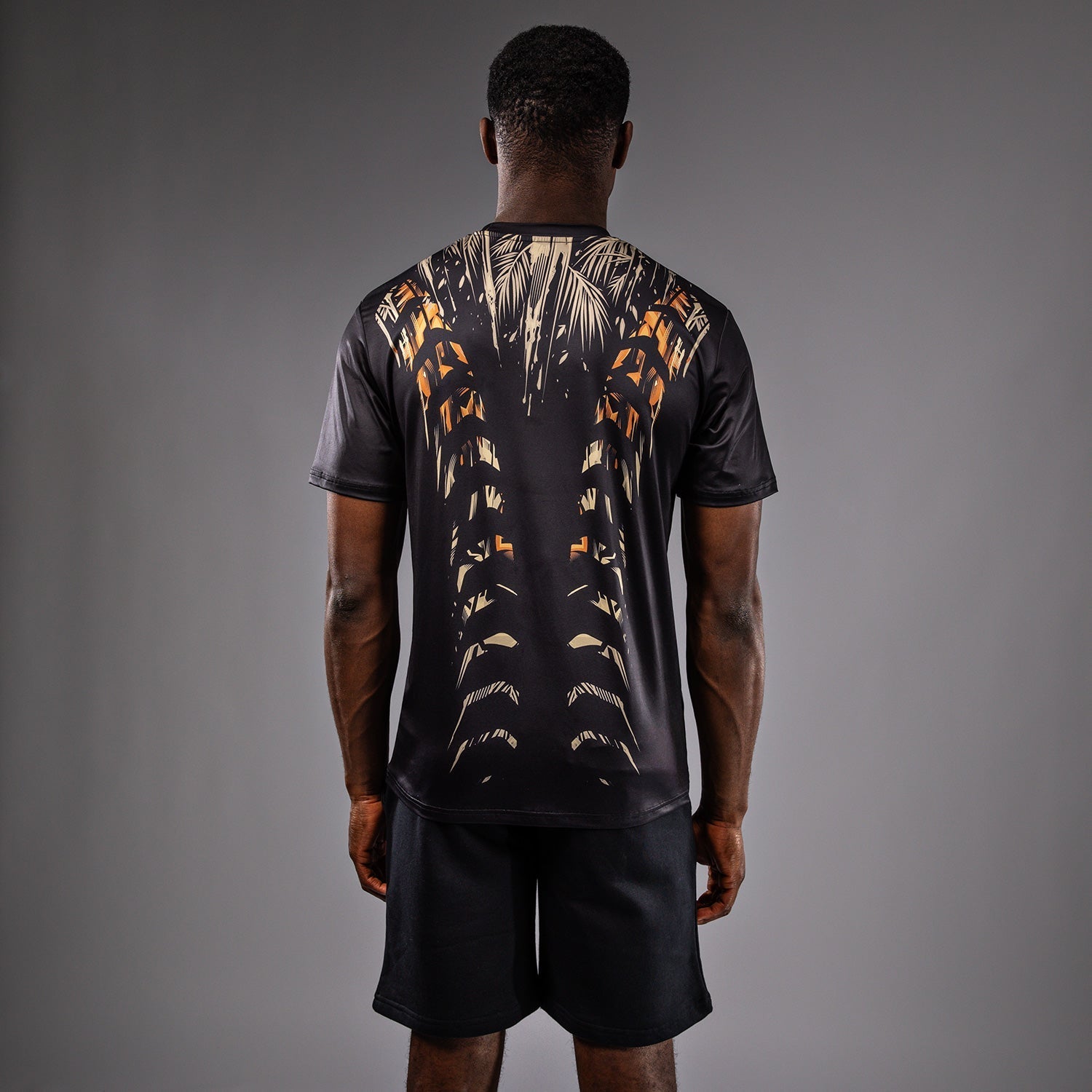 Venum Tiger Men's Dry Tech T-Shirt - Black/Neon Orange - Venum
