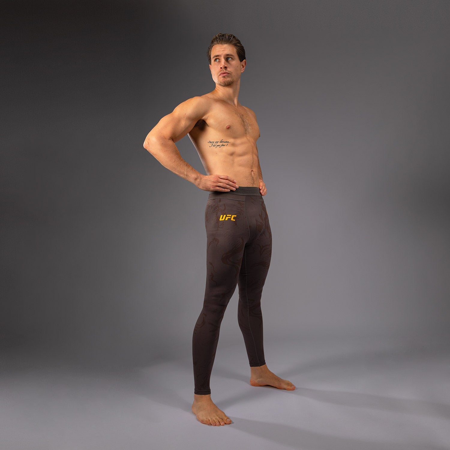 UFC Fusion by Venum Fight Week Men's Performance Tight Earthen Brown