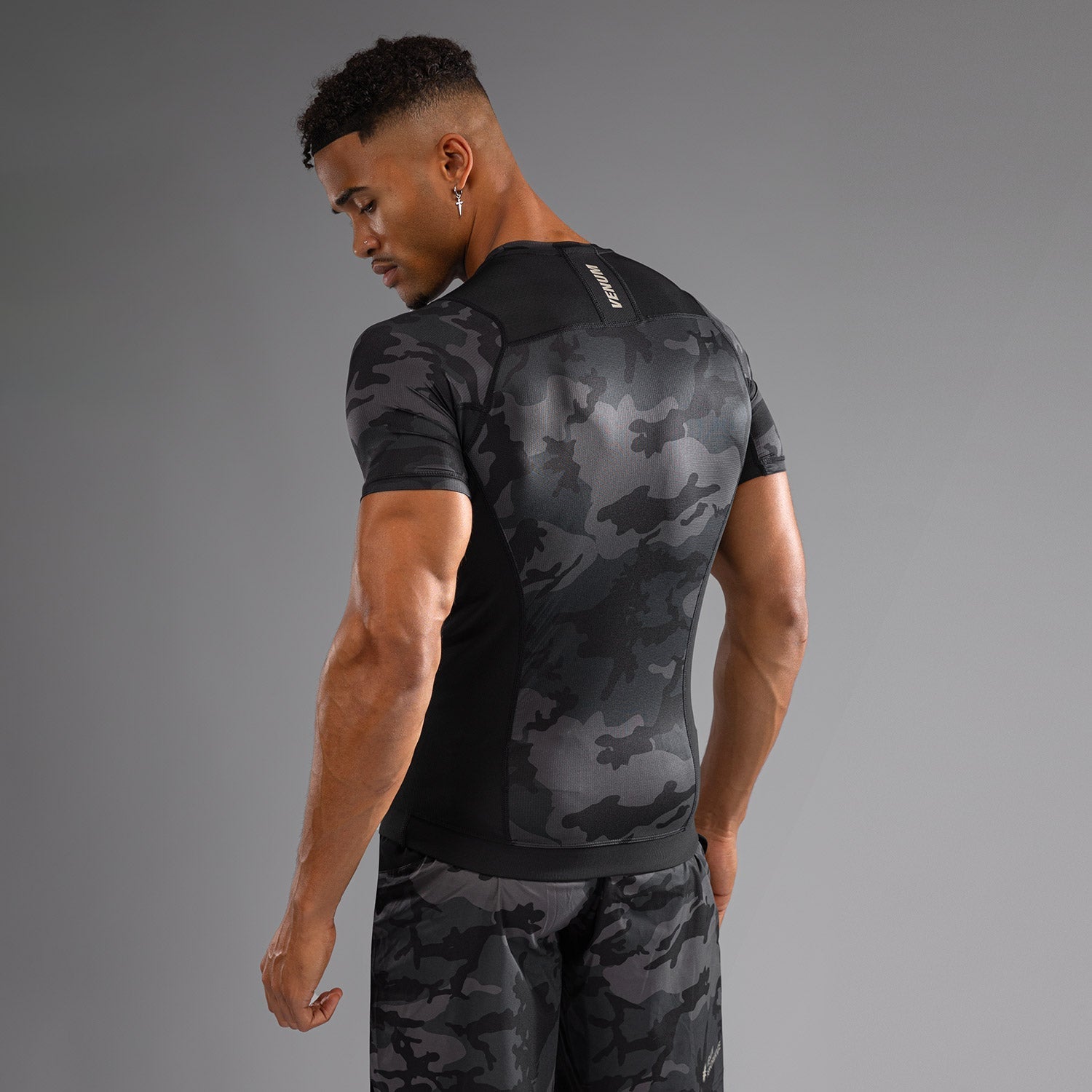 Venum G-Fit Air Men's Short Sleeve Rashguard - Digital Urban Camo