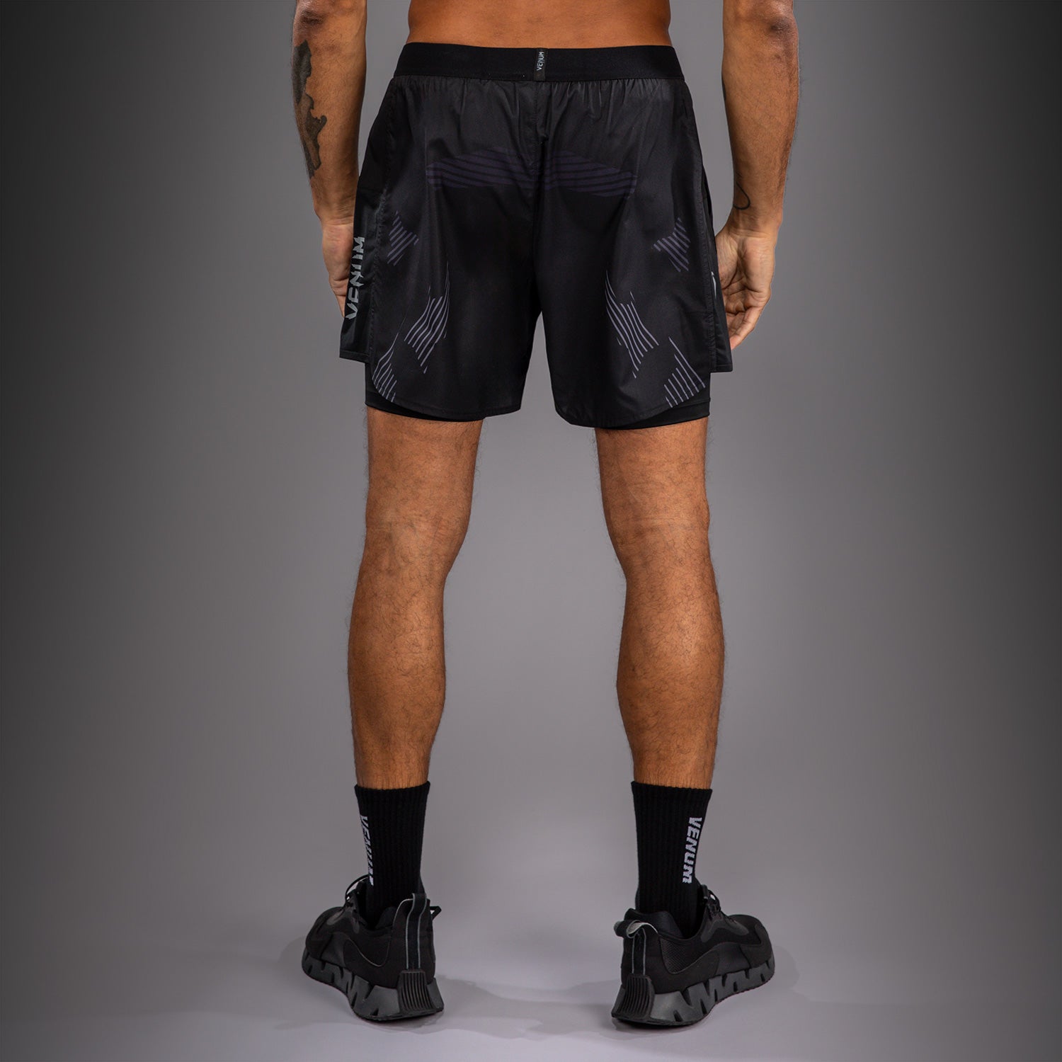 Venum No-Gi 6.0 Training Shorts - Black/Grey  product-type_Training shorts Venum
