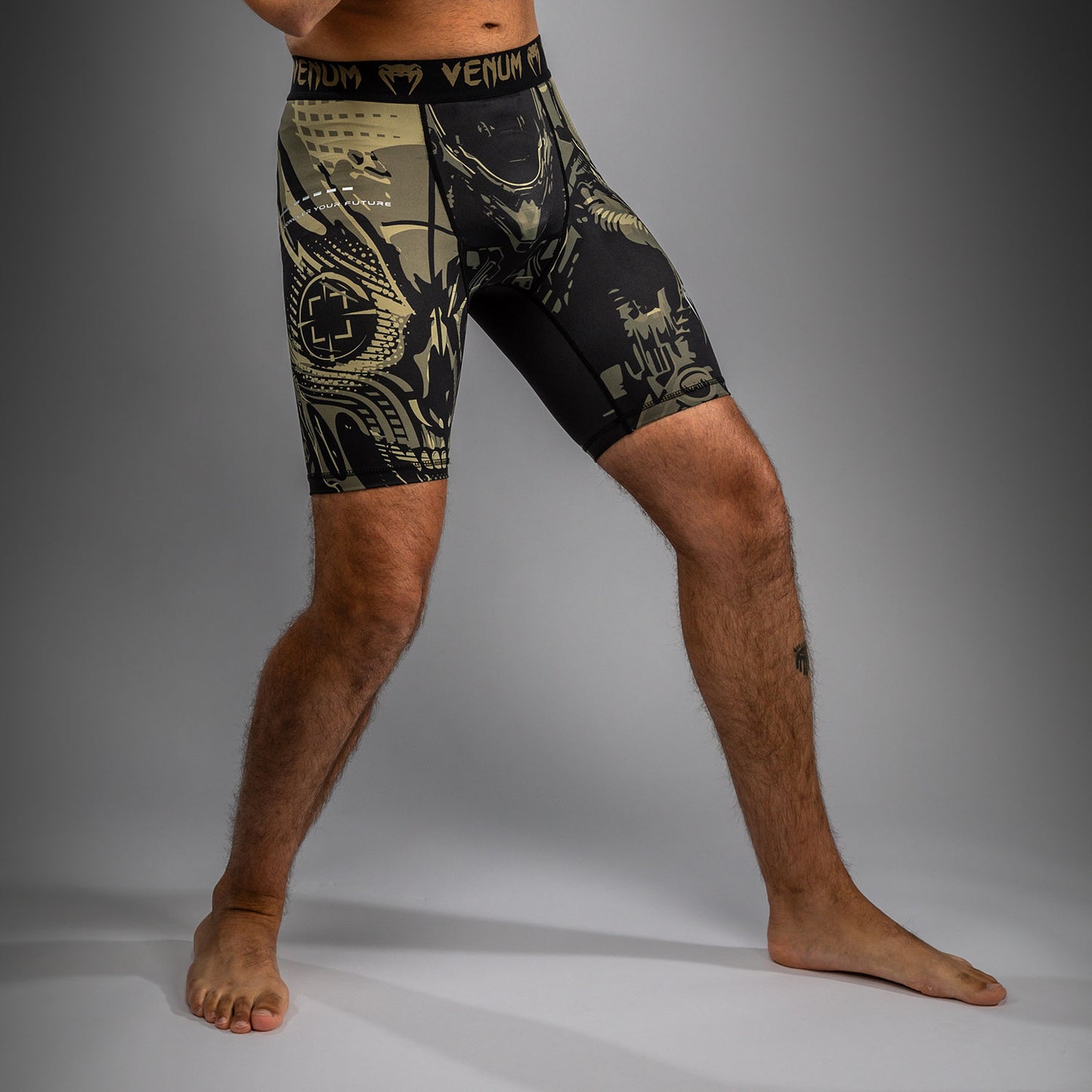 Venum Invader Vale Tudo Shorts - Black/Sand