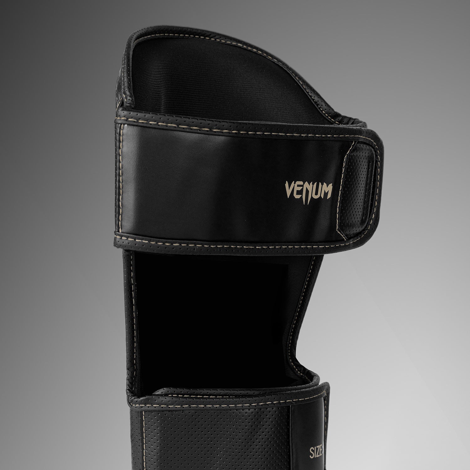 Venum Impact Evo Scales Shin Guards - Black - Venum