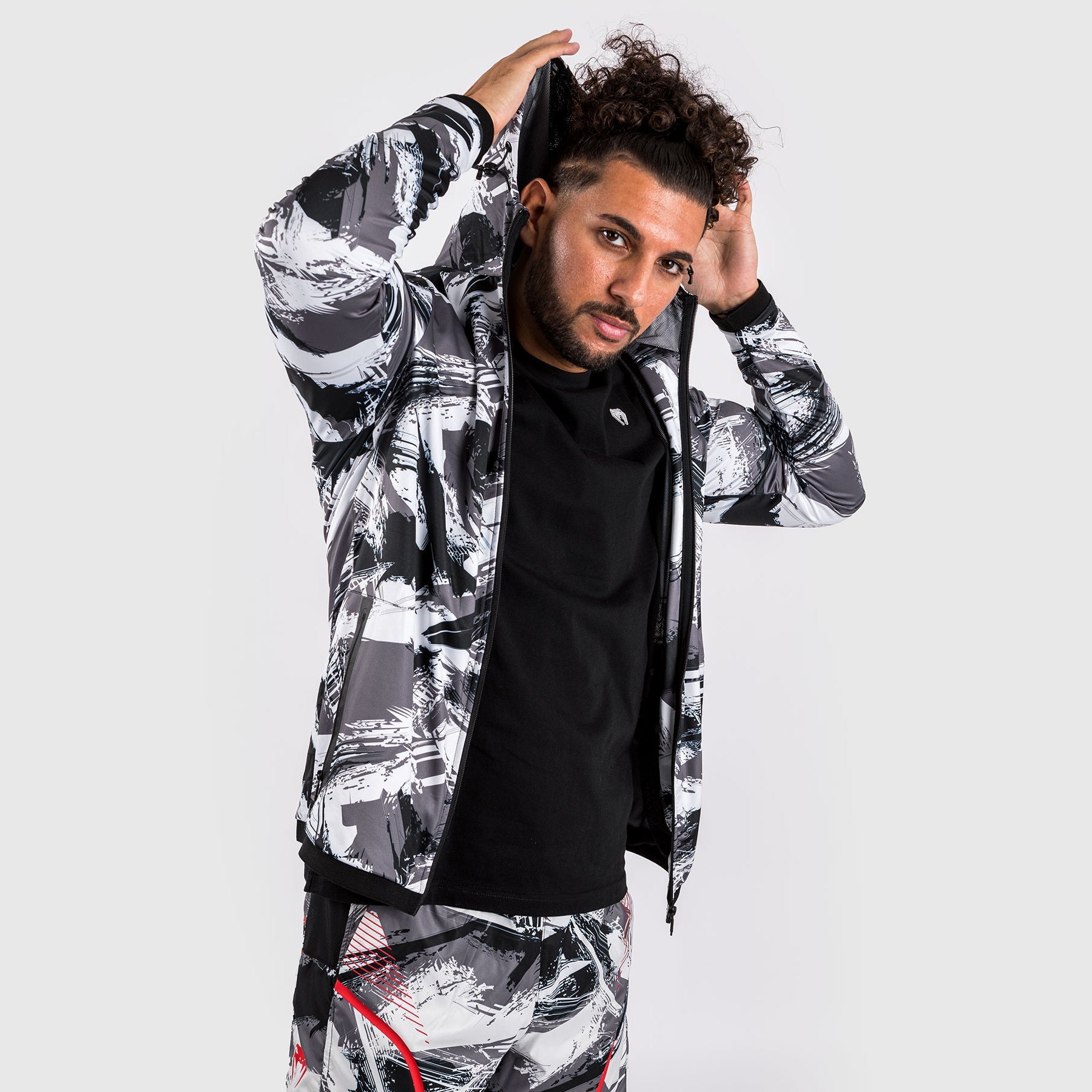 Venum Electron 3.0 パーカー パンツセットアップ新品未使用 Venum Electron 3.0 Hoodie - Grey/Red - Venum