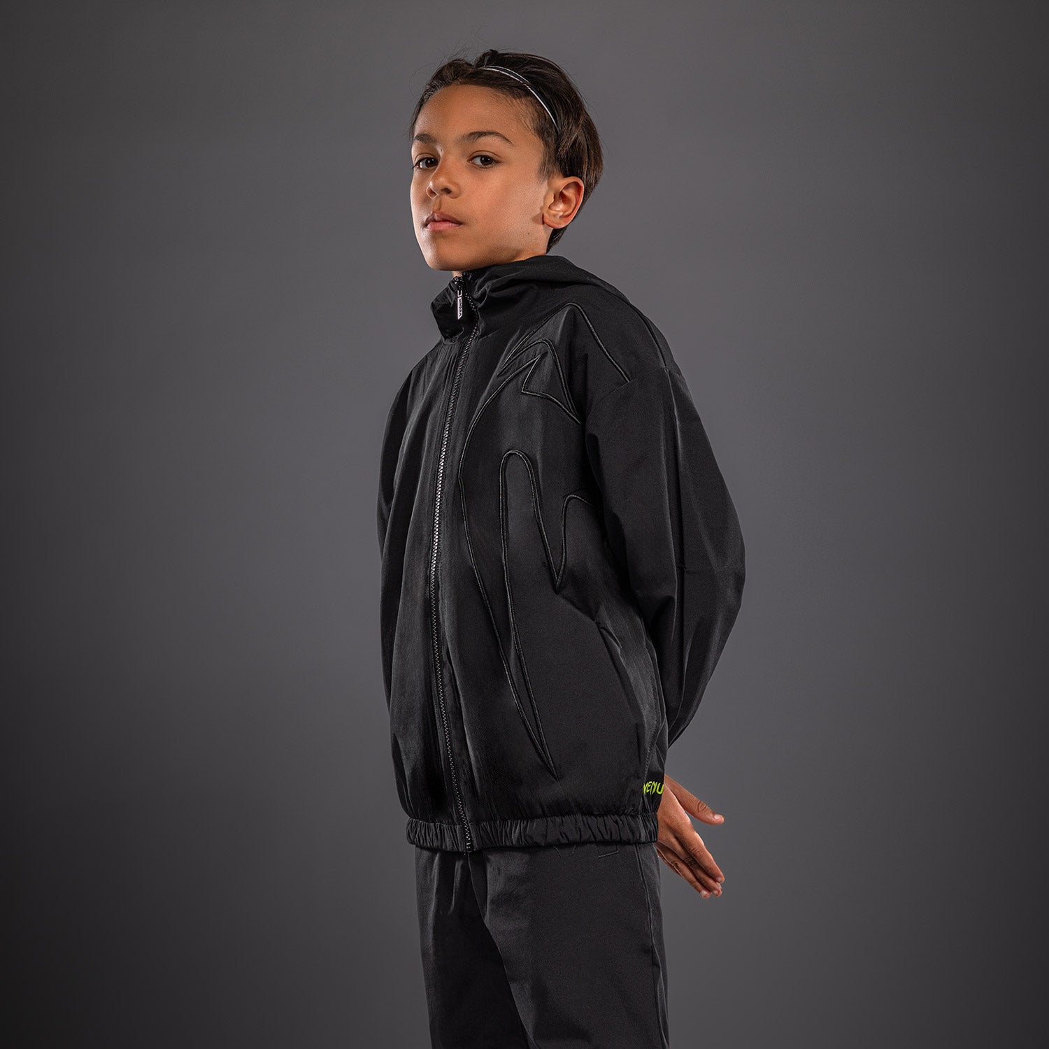 Venum Giant 3D Kids Track Jacket - Black - Venum
