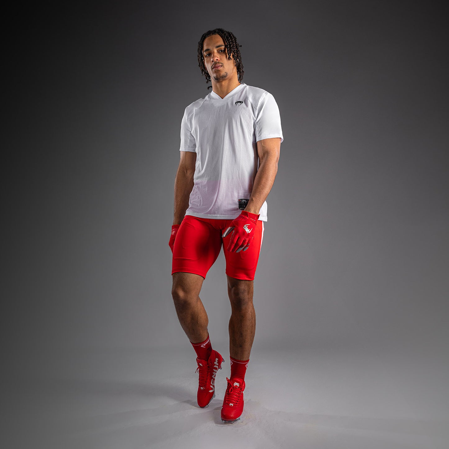 Venum Elite Personalized Football Compression Shorts - Red