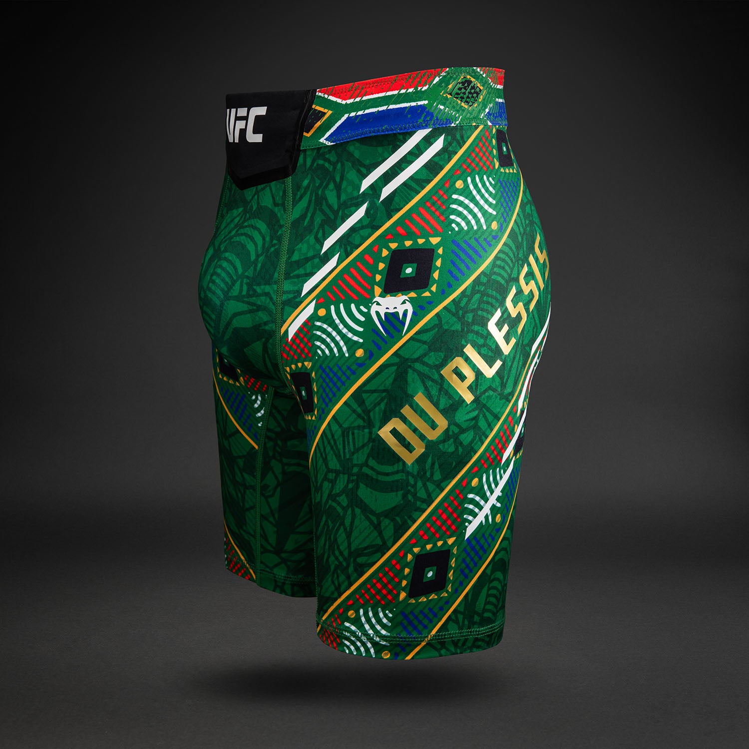 Men's UFC Unrivaled by Venum Green Dricus Du Plessis Vale Tudo