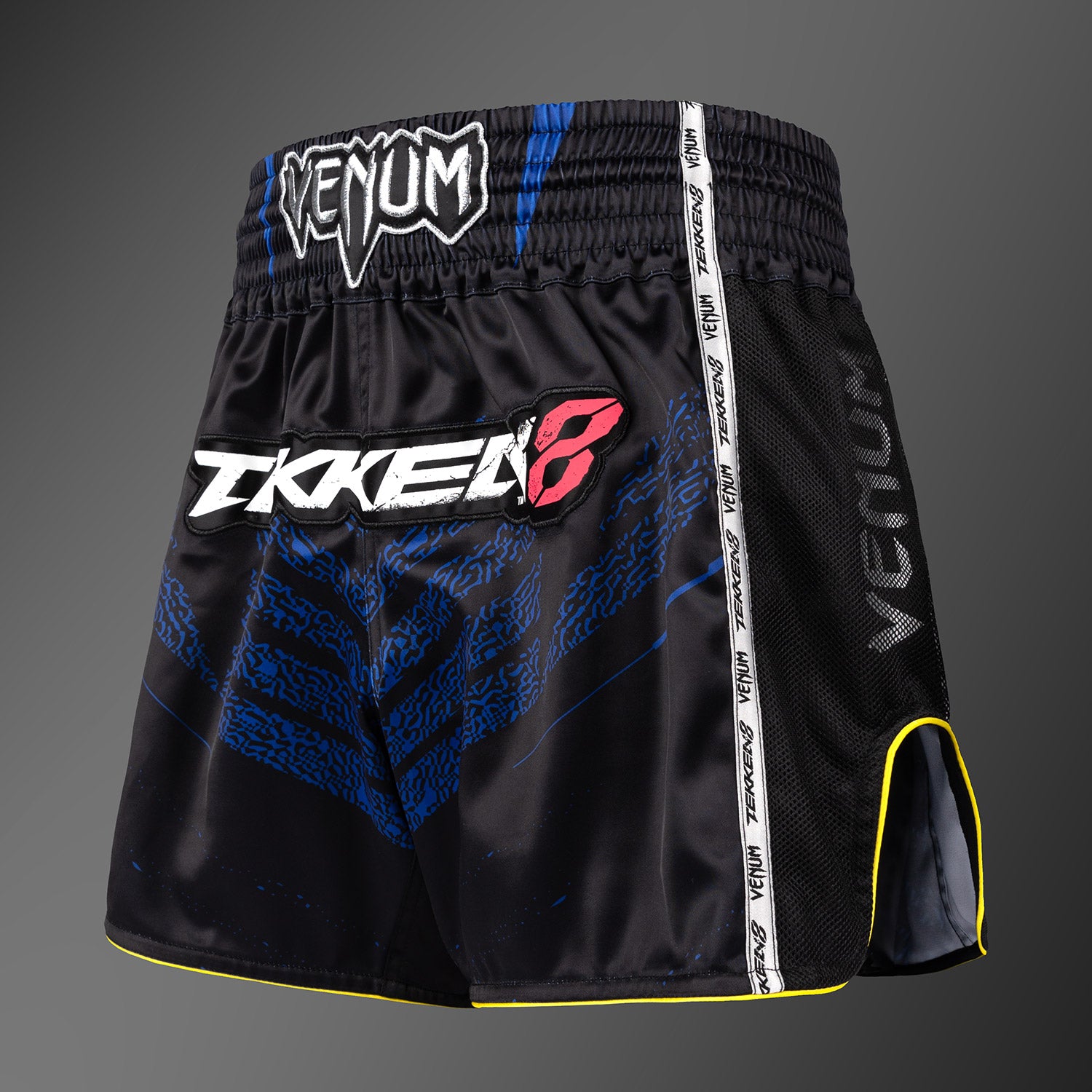 Venum x TEKKEN 8 Muay Thai Shorts - King - Black/Yellow - Venum