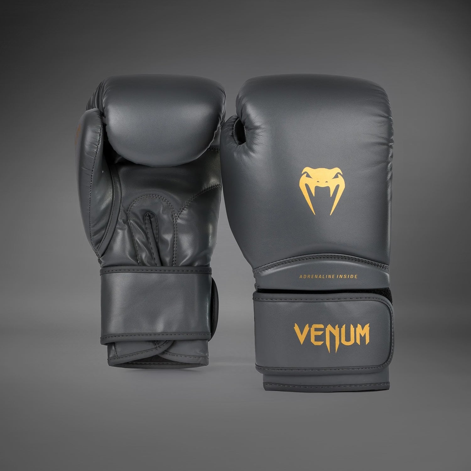 Venum Contender 1.5 Boxing Gloves - Grey/Gold - Venum