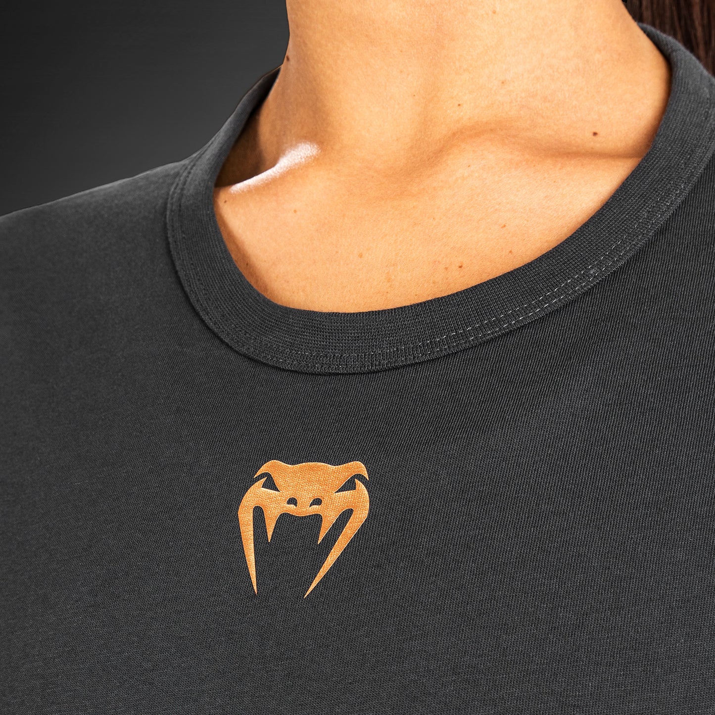 UFC Adrenaline by Venum Fight Week Women’s Short Sleeve Cotton T-Shirt - Charcoal Grey