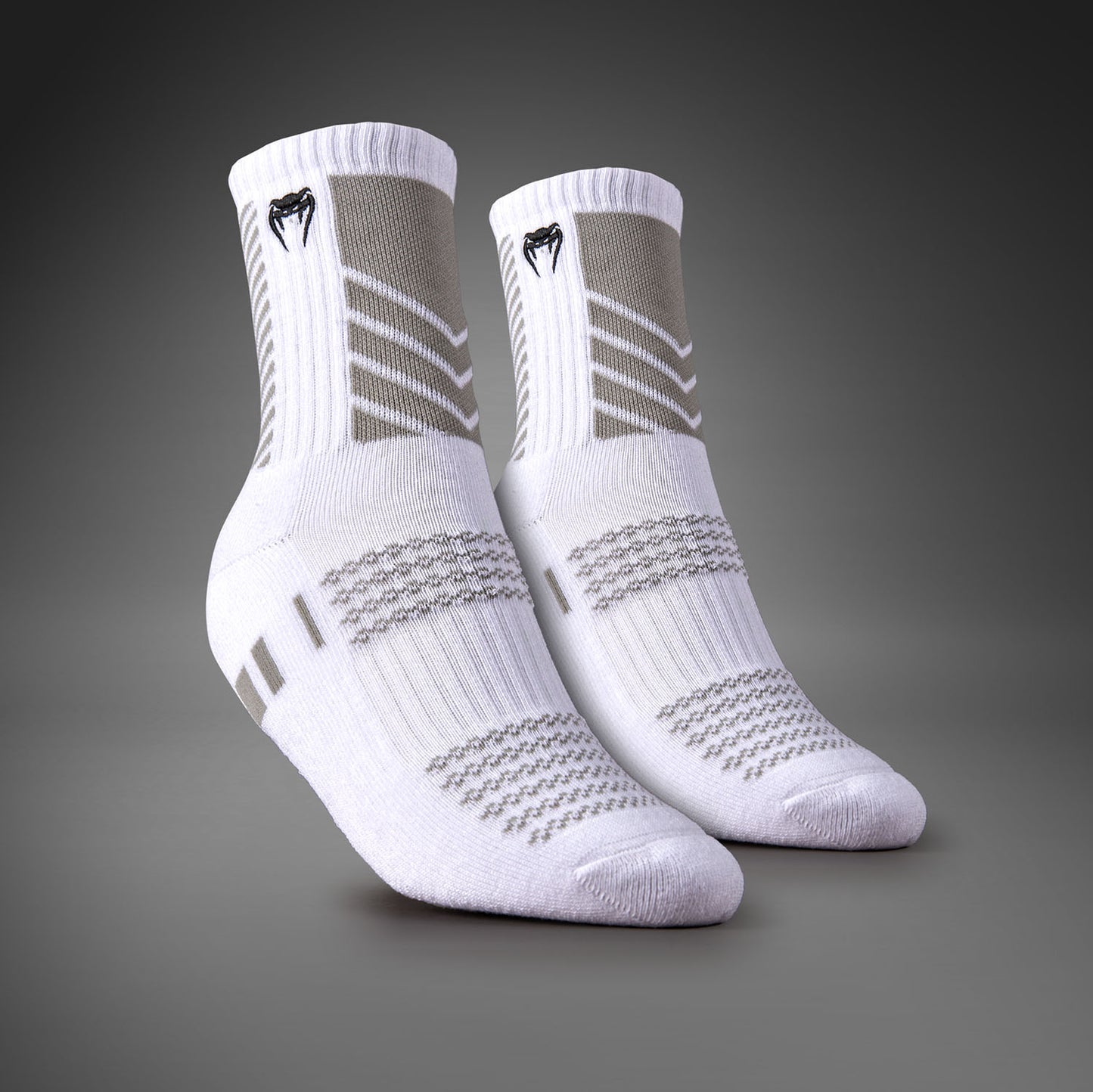 Venum Vector Crew Socks 3 Pack - White/Grey  product-type_Socks Venum