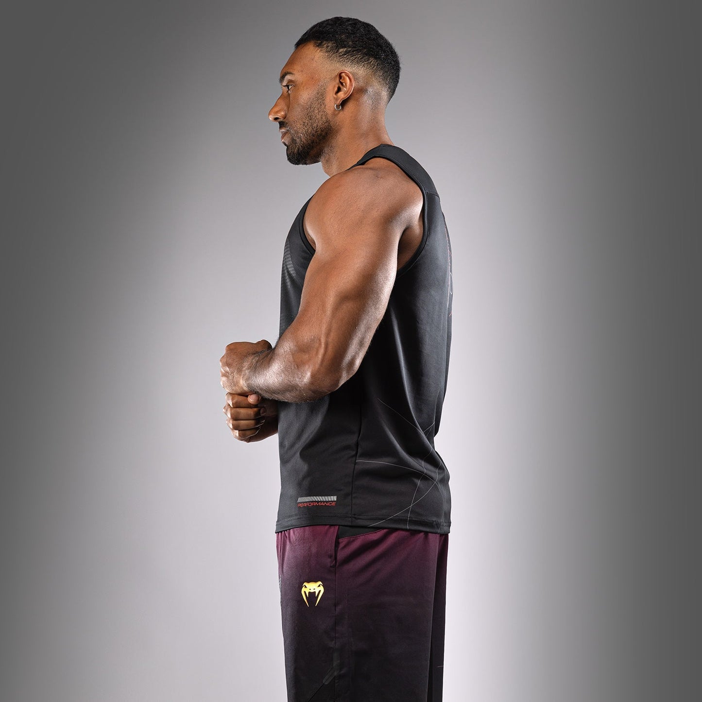 Venum Tactical XT Men's Dry-Tech Tank Top - Black/Fire Red