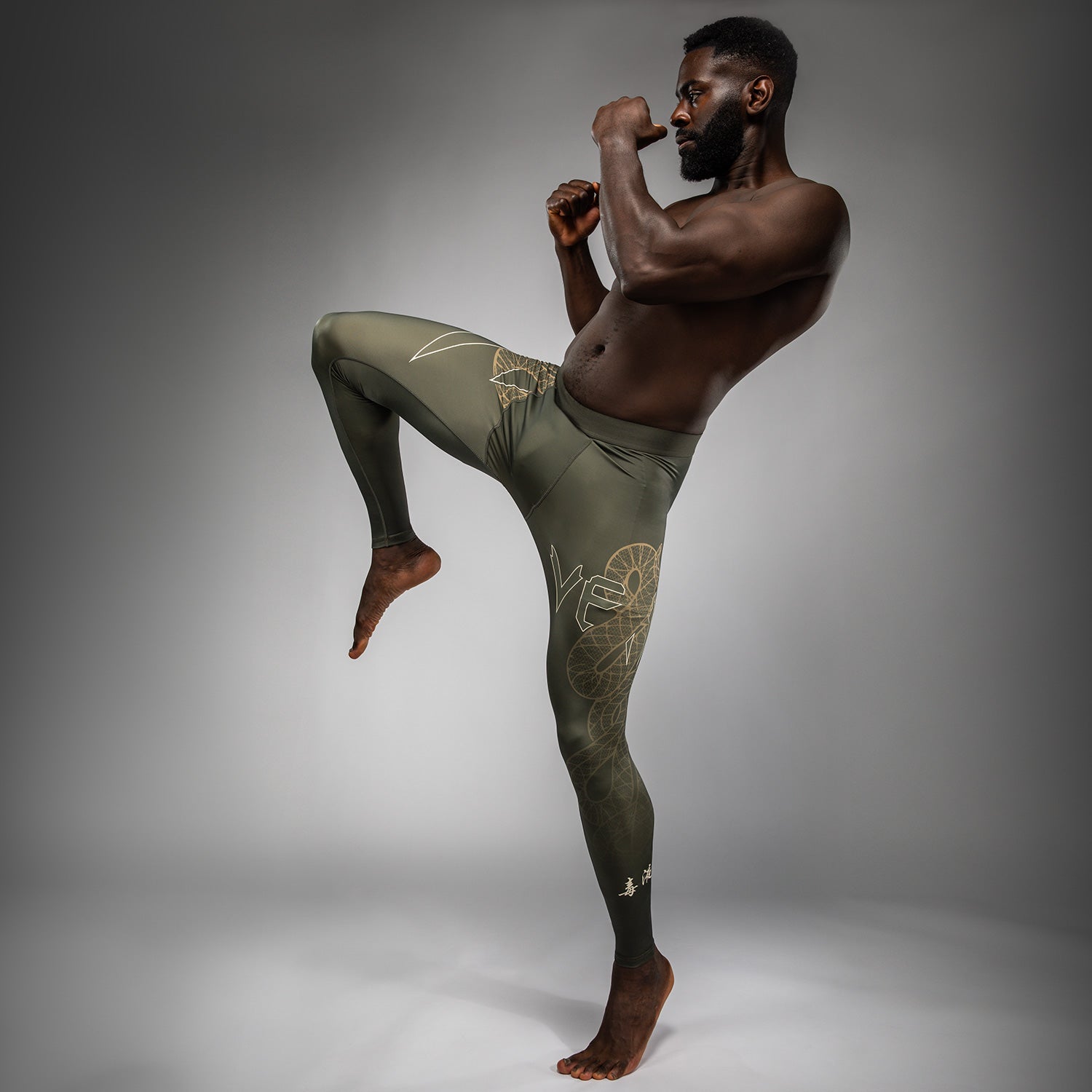 Venum Serpenti Spats - Khaki/Bronze/Ivory - Venum