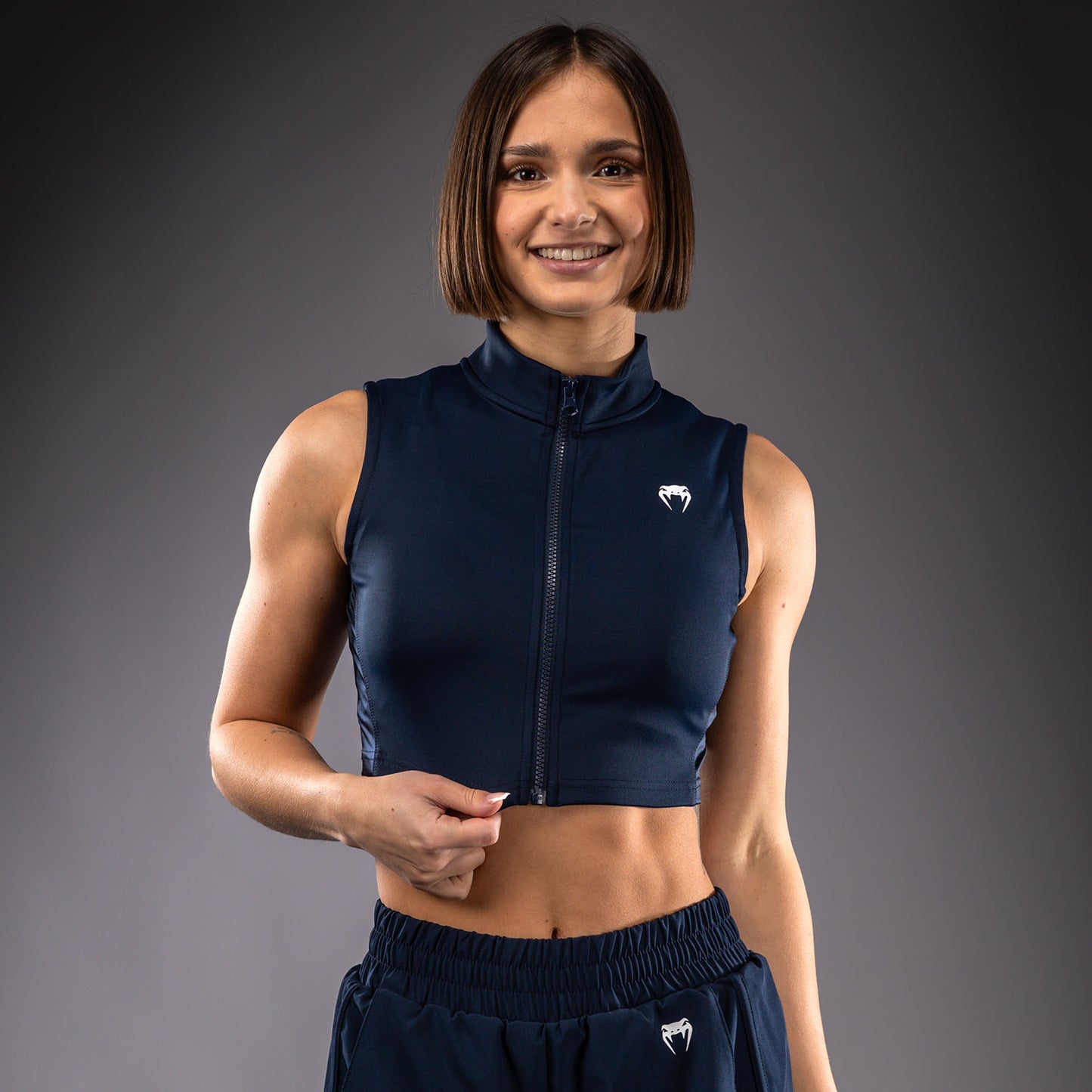 Venum Sculpt Shape Women's Crop Top - Navy Blue