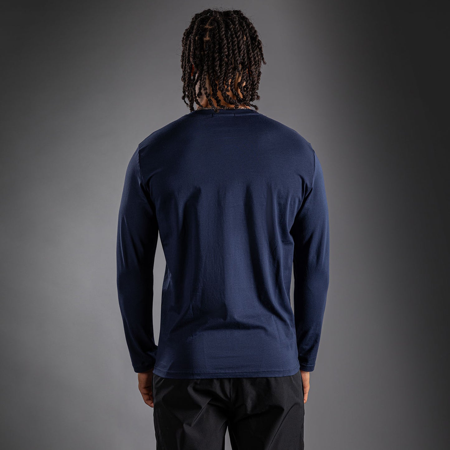 Venum Lineup Long Sleeve T-Shirt Navy - Blue/White  product-type_T-Shirts Venum