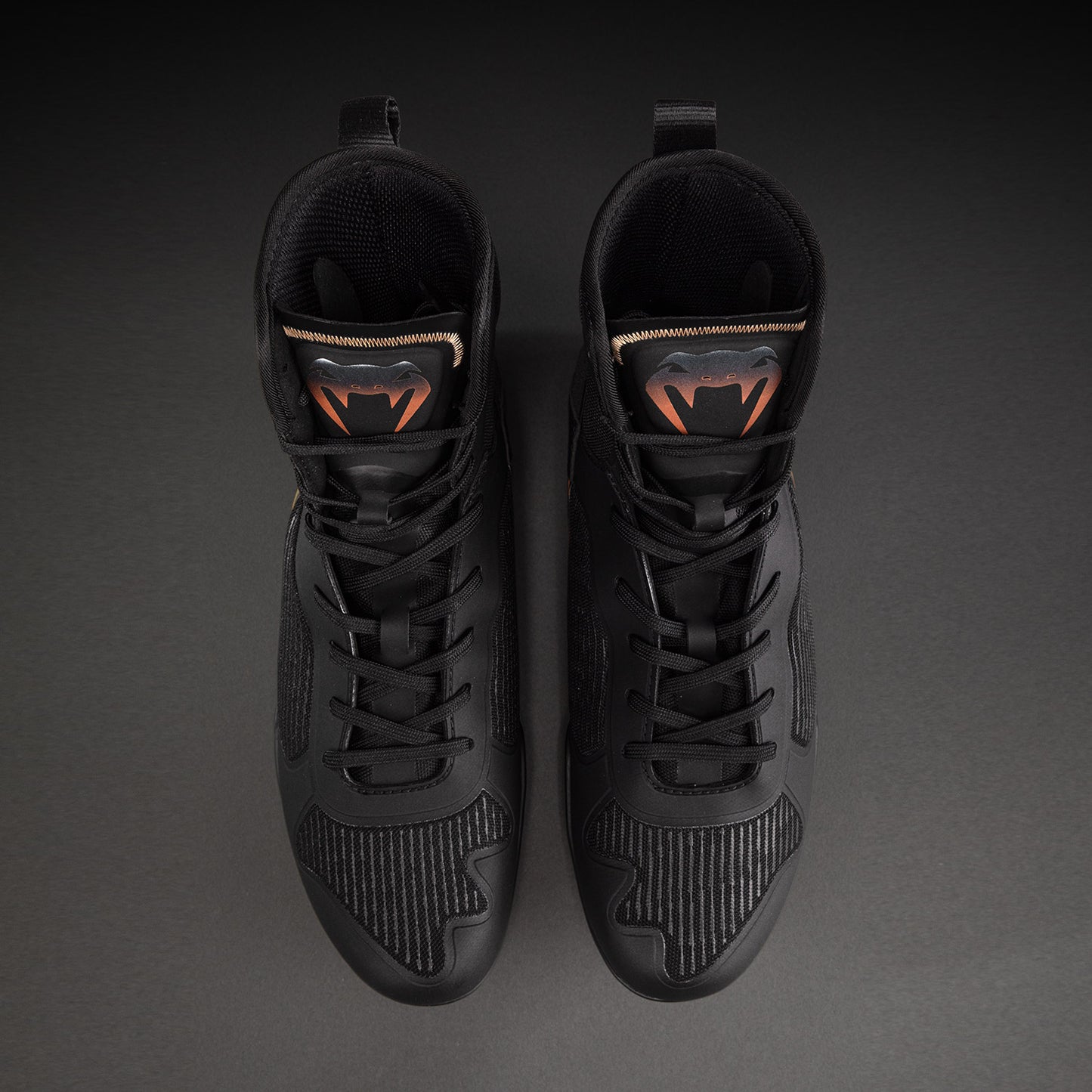 Venum Elite Neo Boxing Shoes - Black/Gold  product-type_Boxing shoes Venum