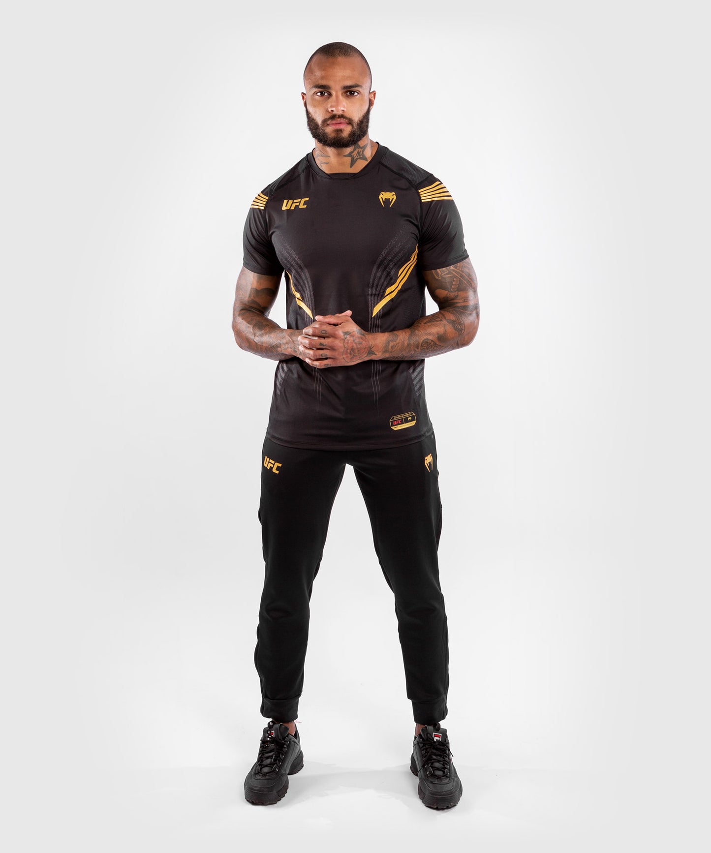 UFC Venum Personalized Authentic Fight Night Men's Walkout Jersey - Champion
