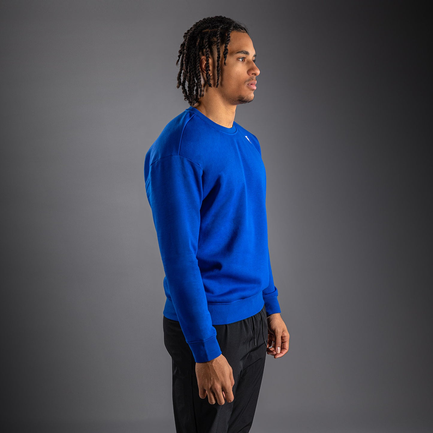 Venum Lineup Fleece Crew Royal - Blue/White  product-type_Sweatshirts Venum