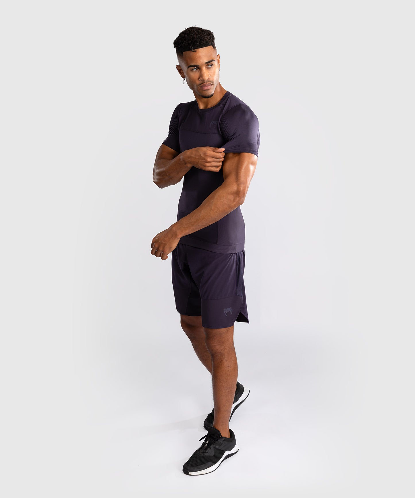 Venum G-Fit Air Men's Short Sleeve Rashguard - Deep Purple