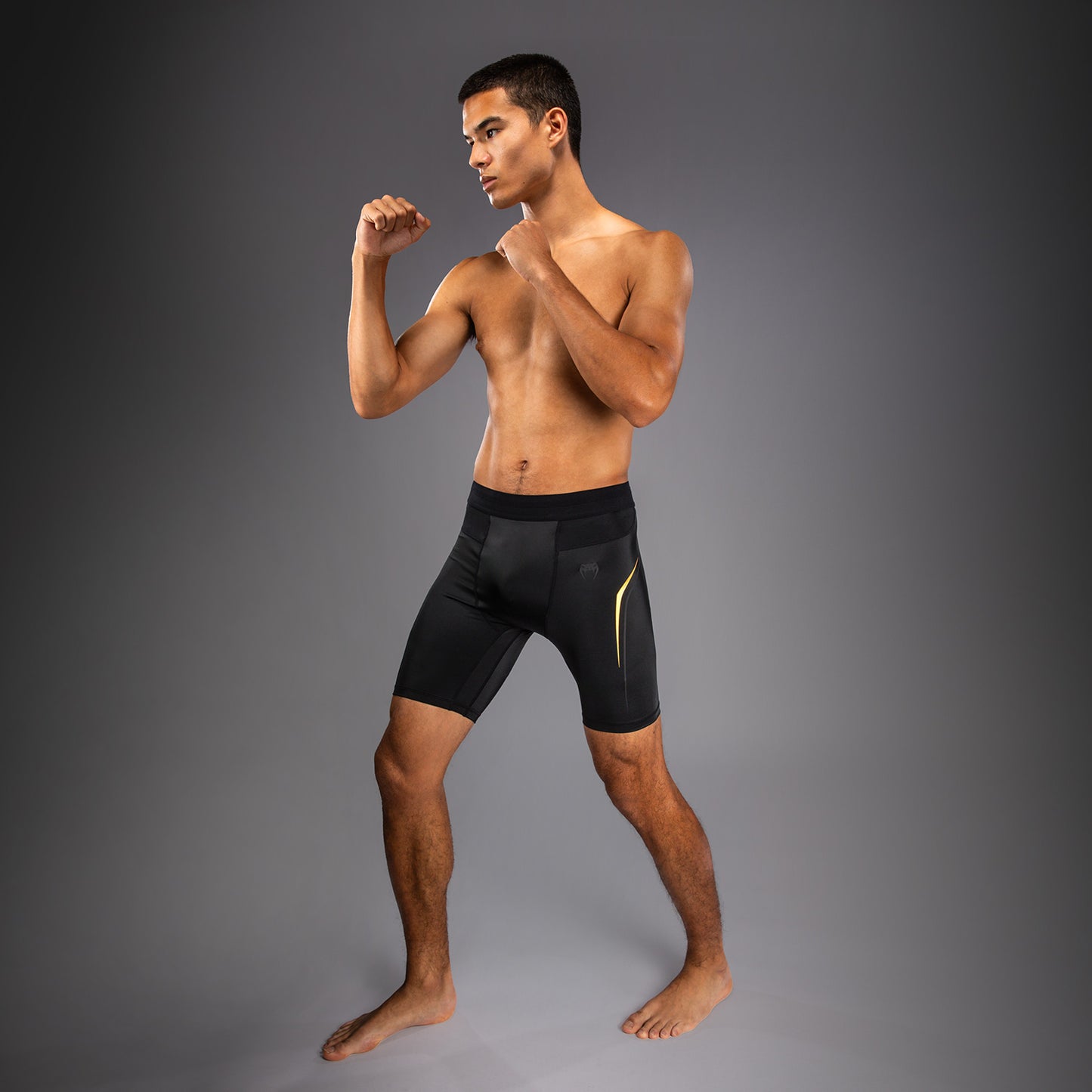 Venum G-Core Vale Tudo Shorts - Black/Gold  product-type_Compression shorts Venum