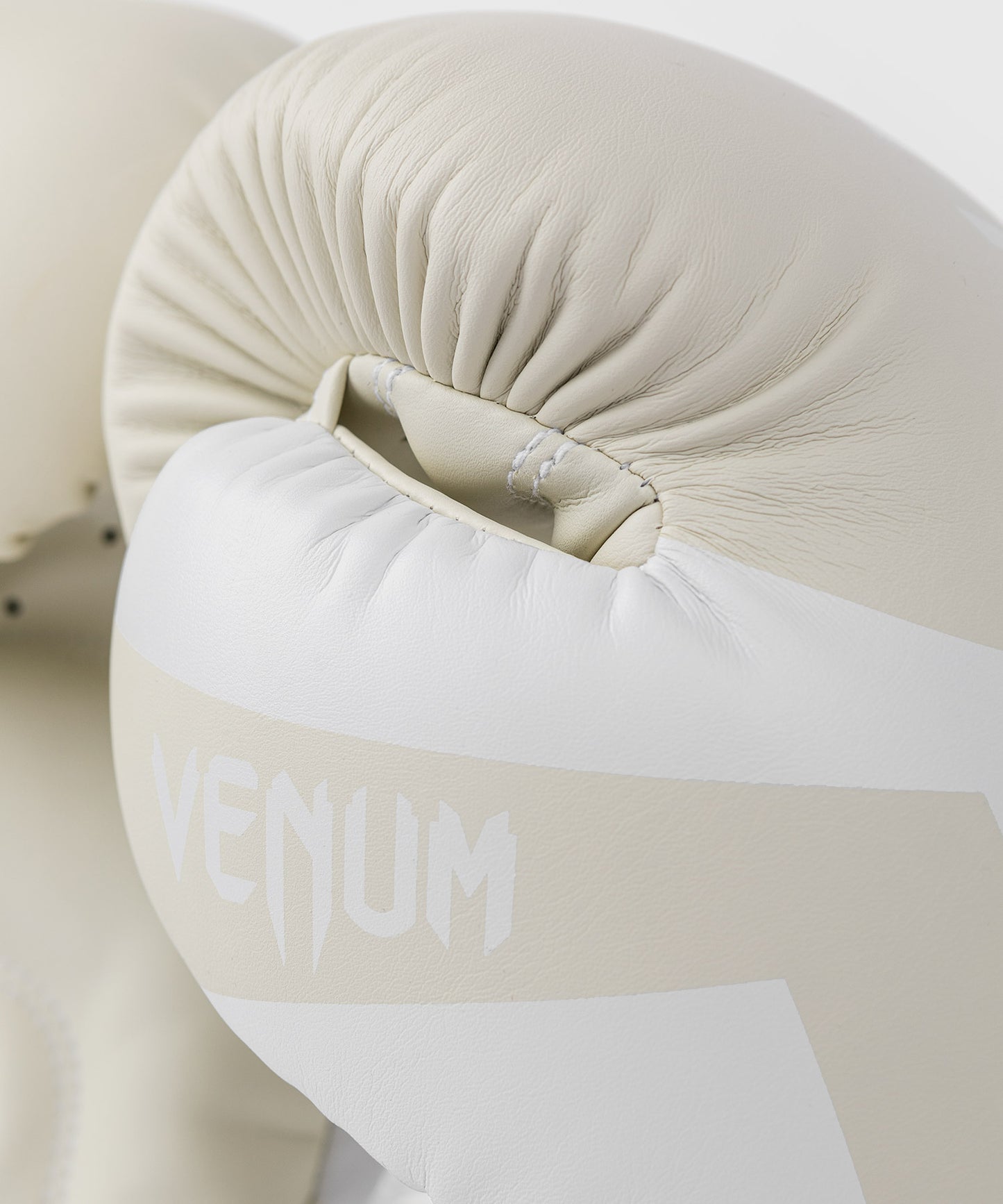 Venum Elite Boxing Gloves - White/Ivory